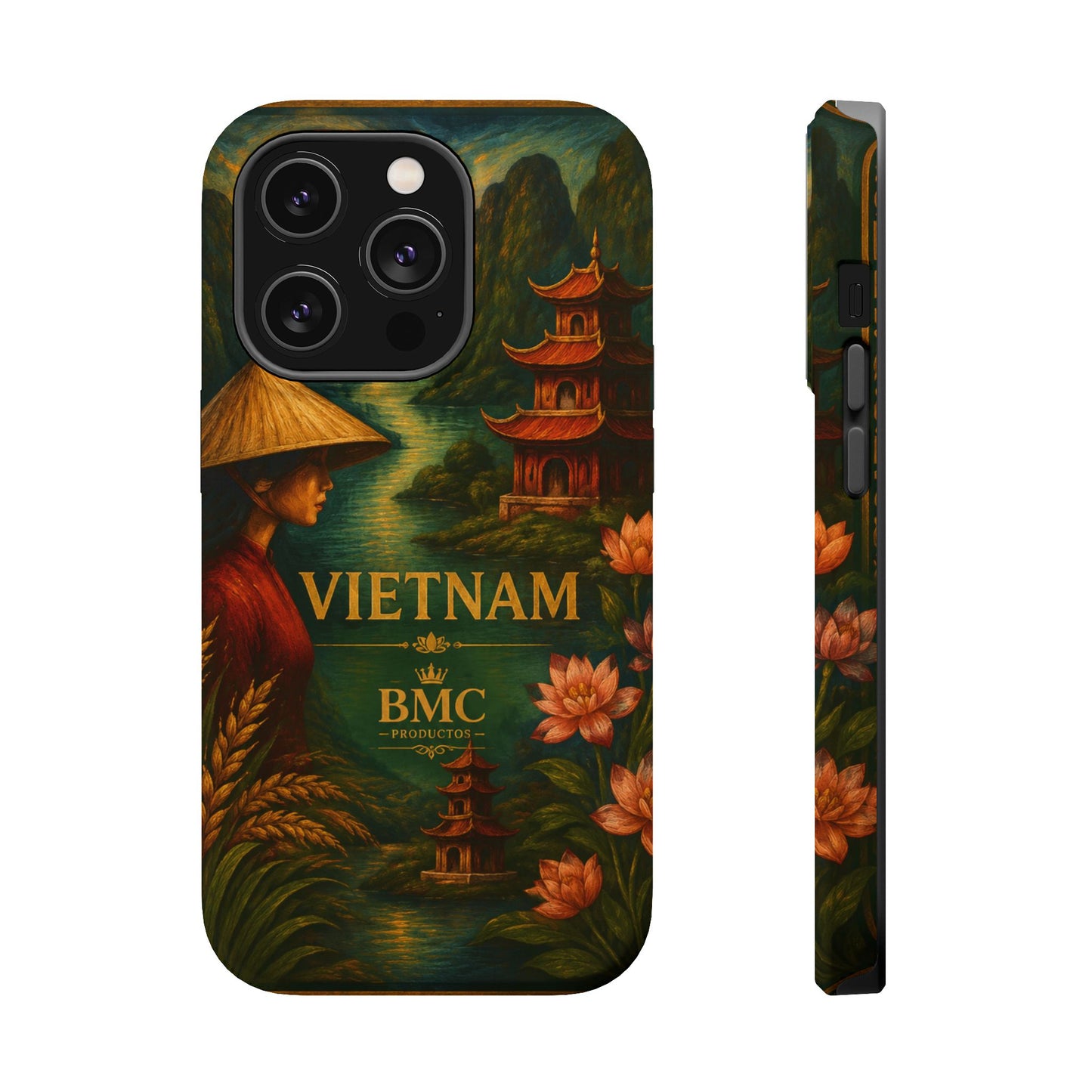 "Funda Magnética Reforzada Magnética Reforzada  Vietnam: Tradición, Naturaleza y Leyendas Ancestrales 🎋🏯🐉"