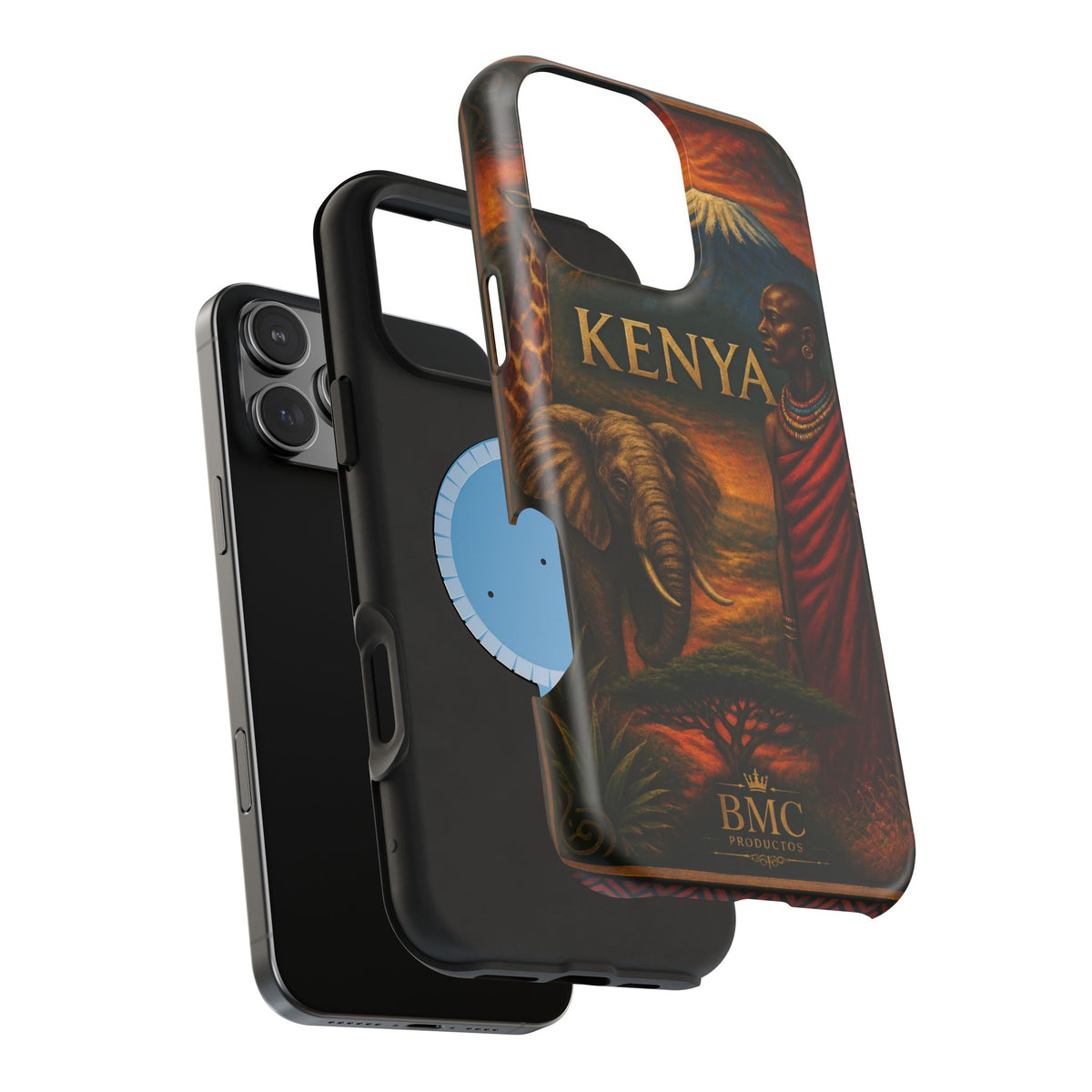 "Reinforced Magnetic Case Kenya: Wild Adventure and Land of Infinite Horizons 🦁🌄🏕️"