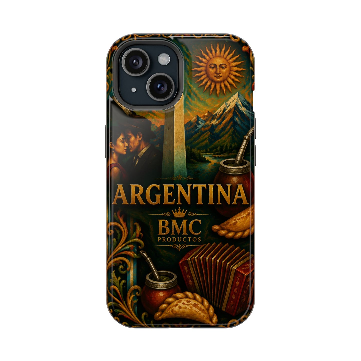 "Funda Magnética Reforzada Argentina: Pasión, Tradición y Tierra de Sueños🔥🏞️"