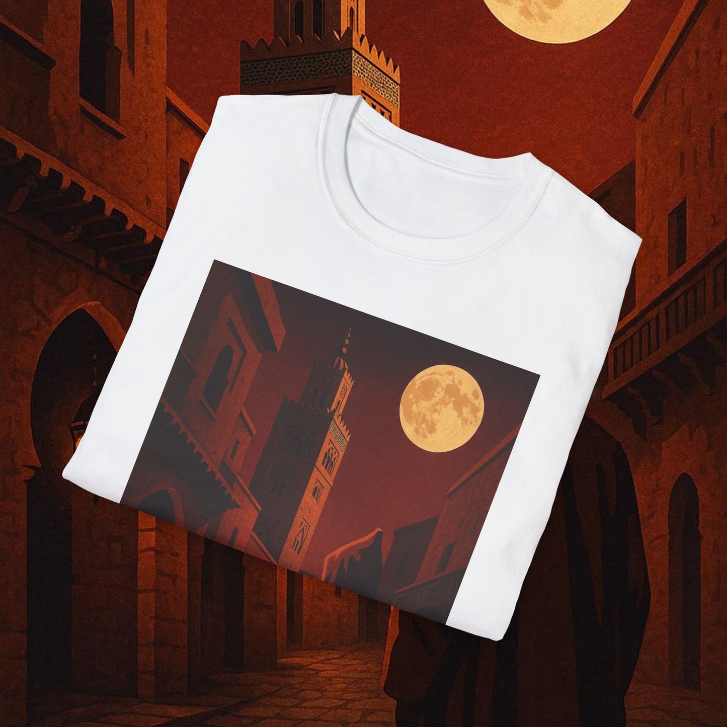 "Camiseta  Marruecos: Magia del Desierto y Ciudades de Mil Colores 🐪🏜️🕌"
