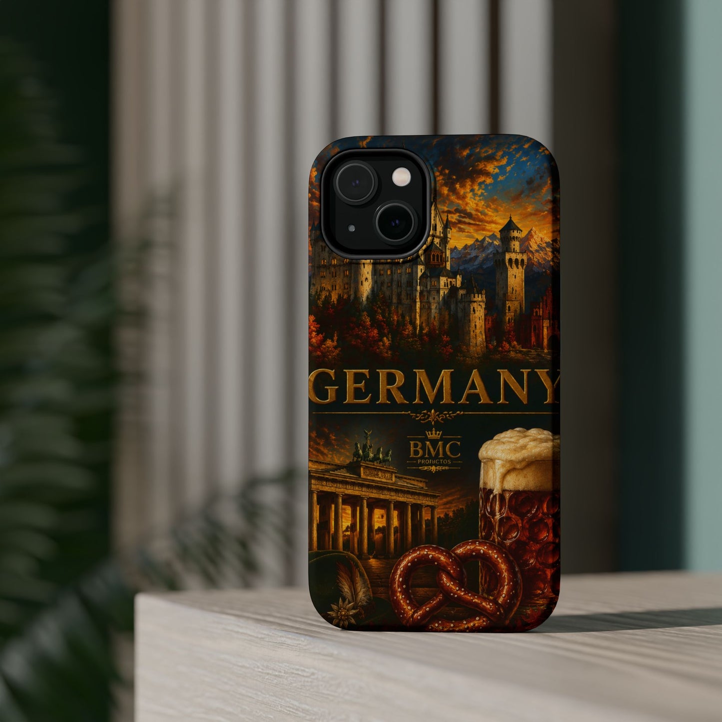 "Funda Magnética Reforzada Alemania: Fortaleza, Historia y Tradición 🎖️🏰🍺"