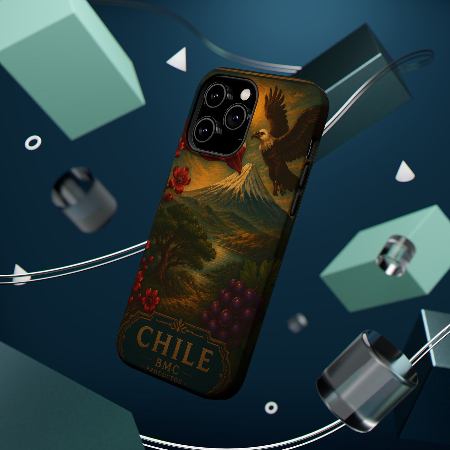 "Funda Magnética Reforzada Magnética Reforzada Chile: Naturaleza Indómita y Horizontes Eternos 🏔️🍇🏜️"