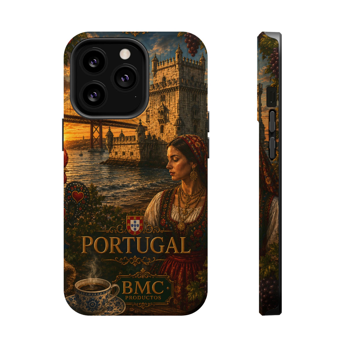 "Reinforced Magnetic Case Portugal: Atlantic Charm, Fados and Azulejos 🌊🎶🧿"