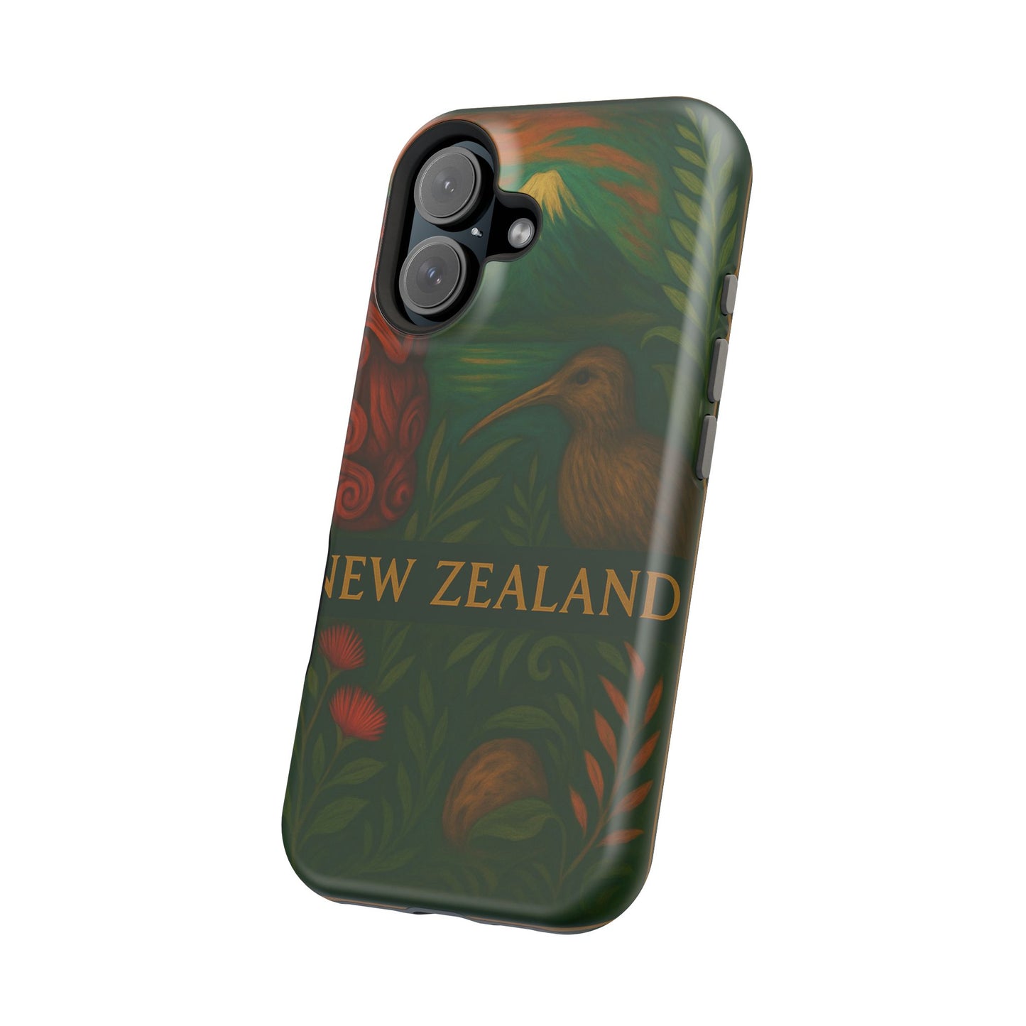 "Funda Magnética Reforzada Magnética Reforzada Nueva Zelanda🏞️ – El paraíso de la naturaleza y la aventura"
