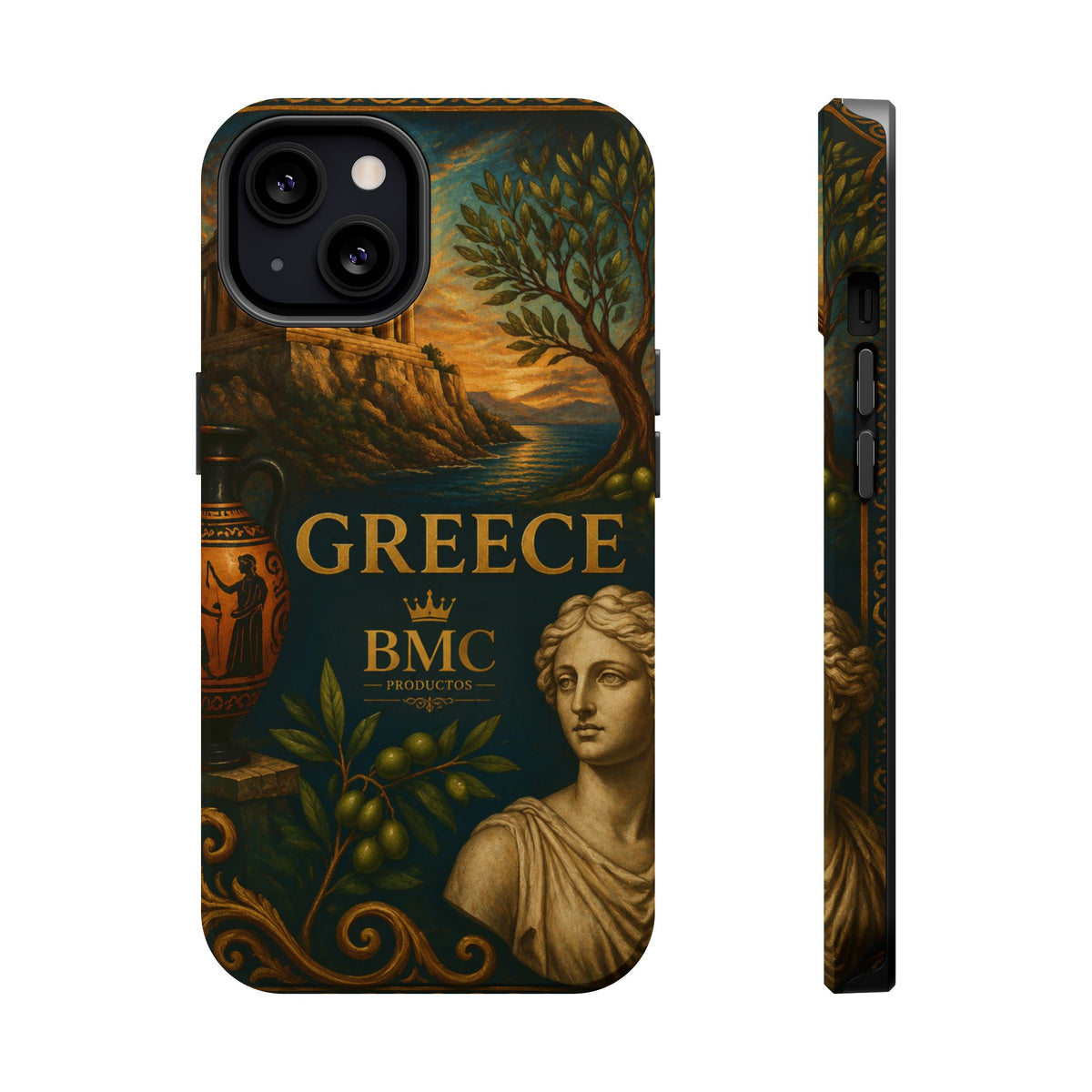 "Funda Magnética Reforzada Magnética Reforzada Grecia: Cuna de Dioses, Maravillas y Filosofía 🌊🏛️⚡"