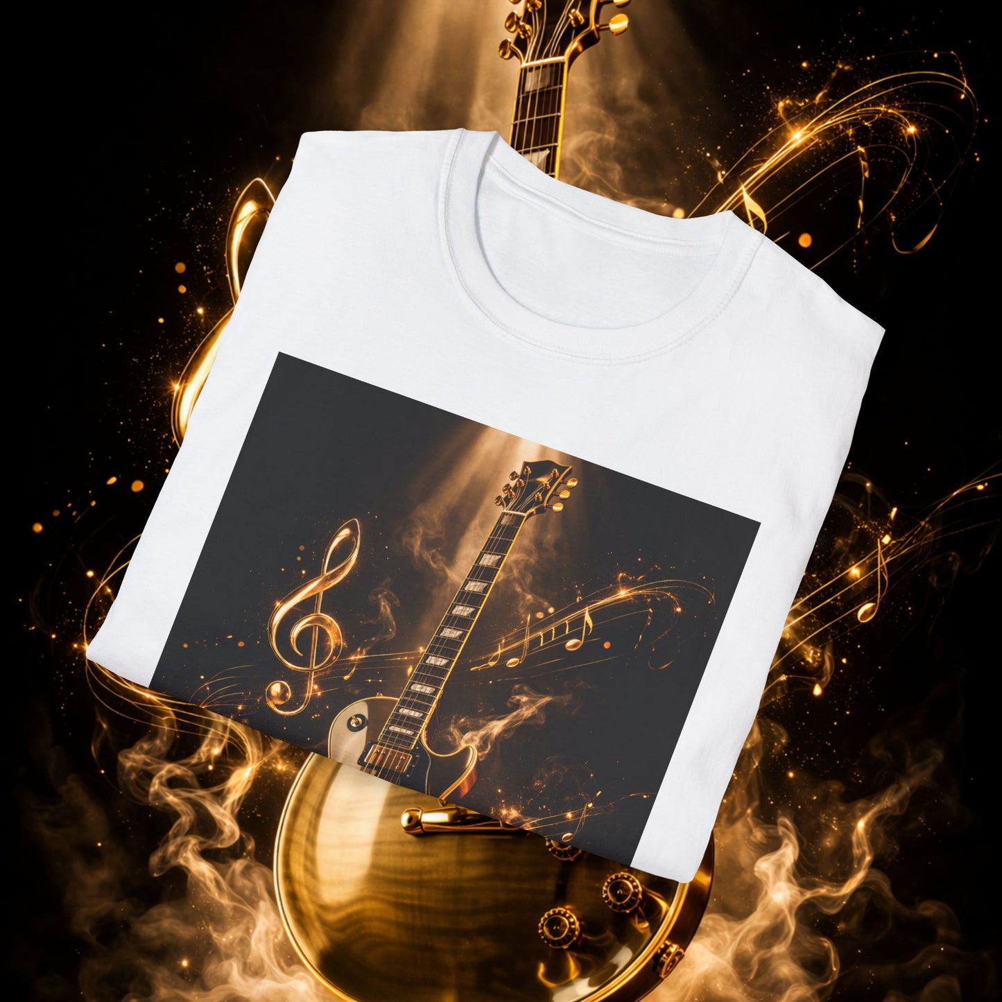 "Camiseta guitarra 🎸🔥Donde vibra una cuerda, nace una llamarada.” 🔥🎸