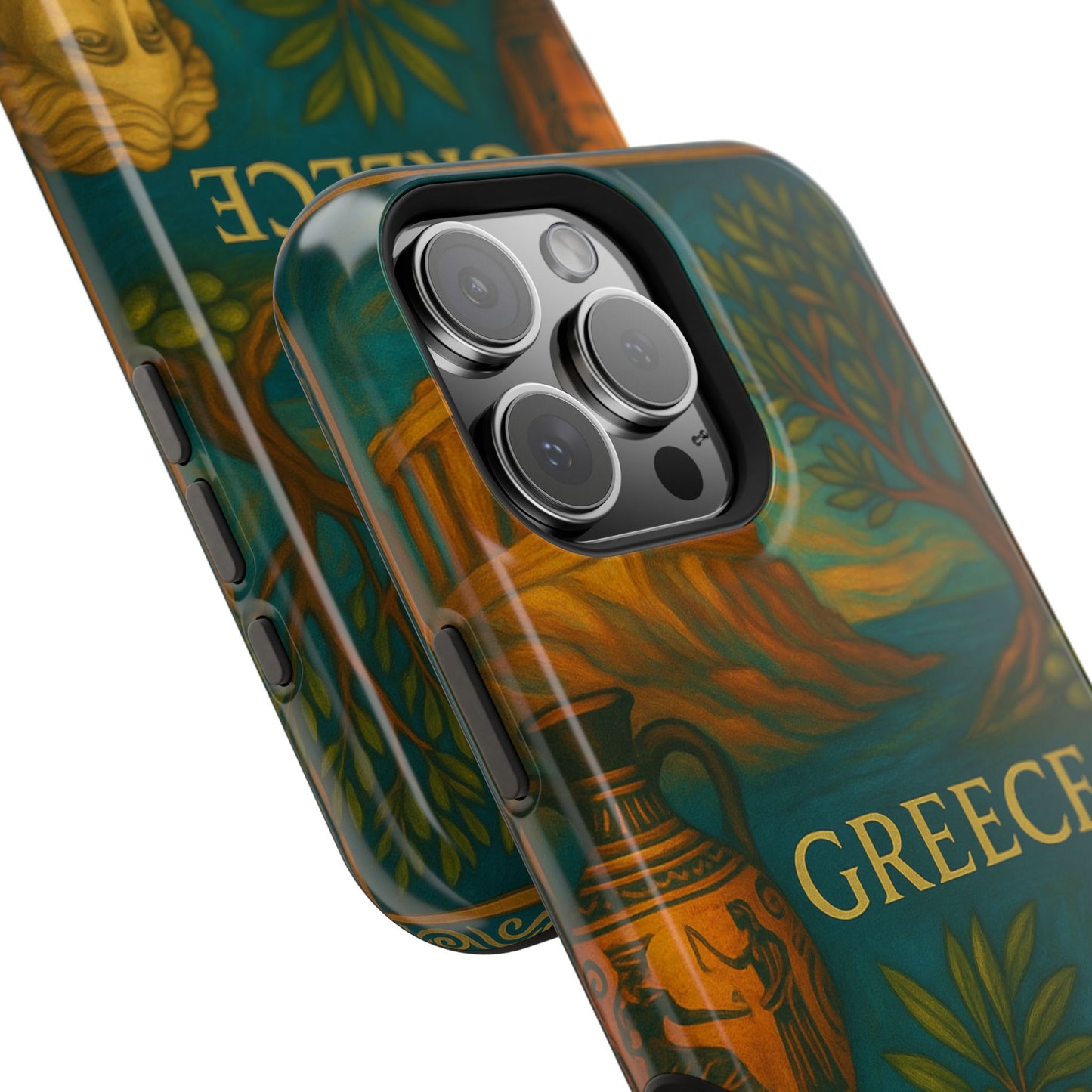 "Funda Magnética Reforzada Magnética Reforzada Grecia: Cuna de Dioses, Maravillas y Filosofía 🌊🏛️⚡"
