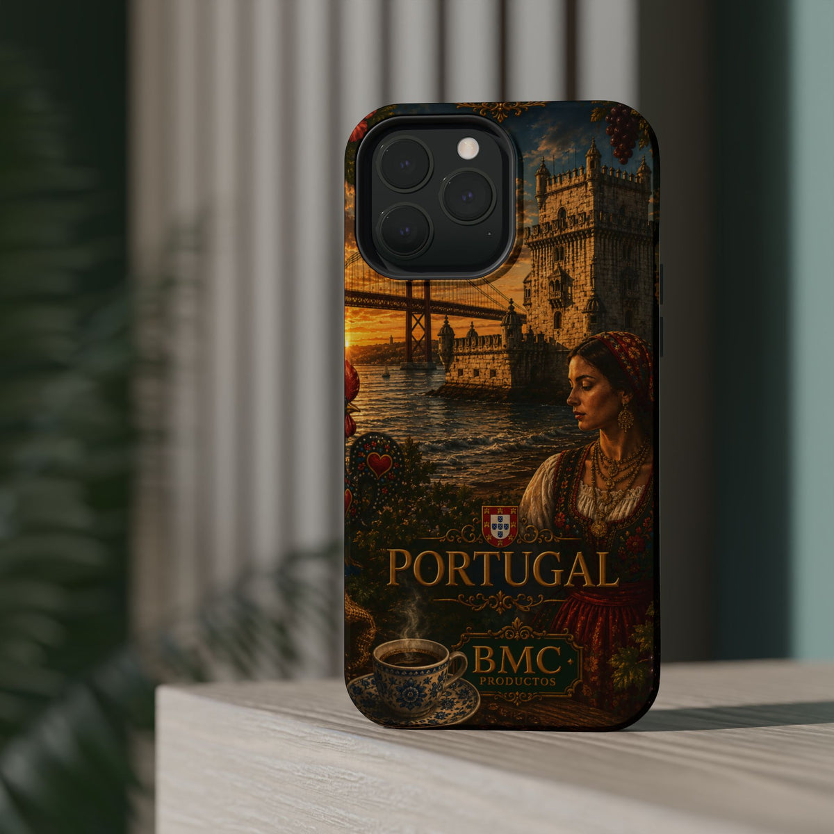 "Reinforced Magnetic Case Portugal: Atlantic Charm, Fados and Azulejos 🌊🎶🧿"