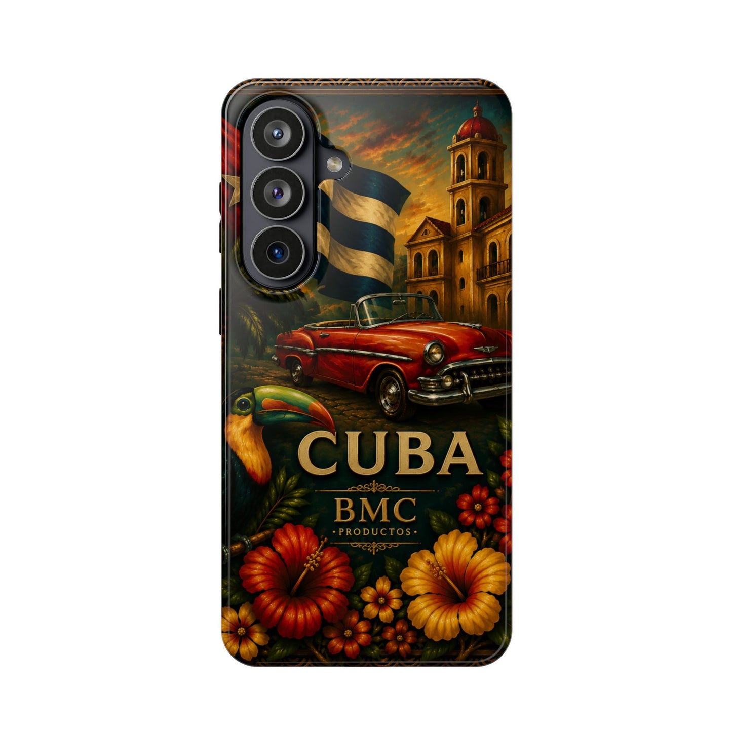 "Funda Magnética Reforzada Magnética Reforzada Cuba: Ritmo, Historia y Encanto Caribeño 🎺🚗🌴 "