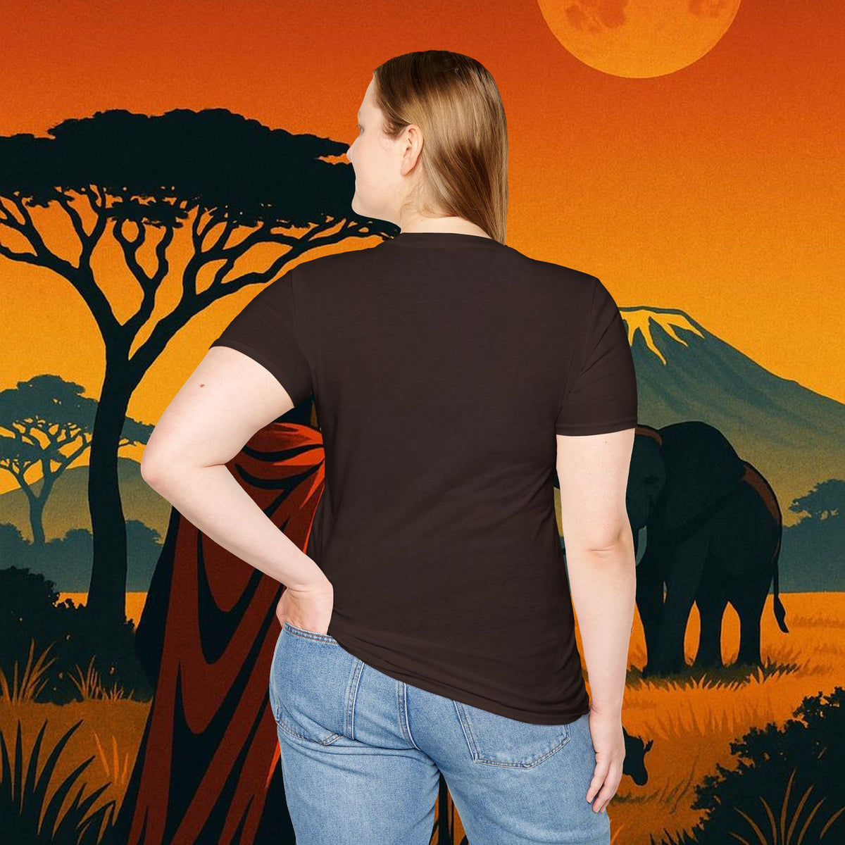 "Camiseta Kenia: Aventura Salvaje y Tierra de Horizontes Infinitos 🦁🌄🏕️"