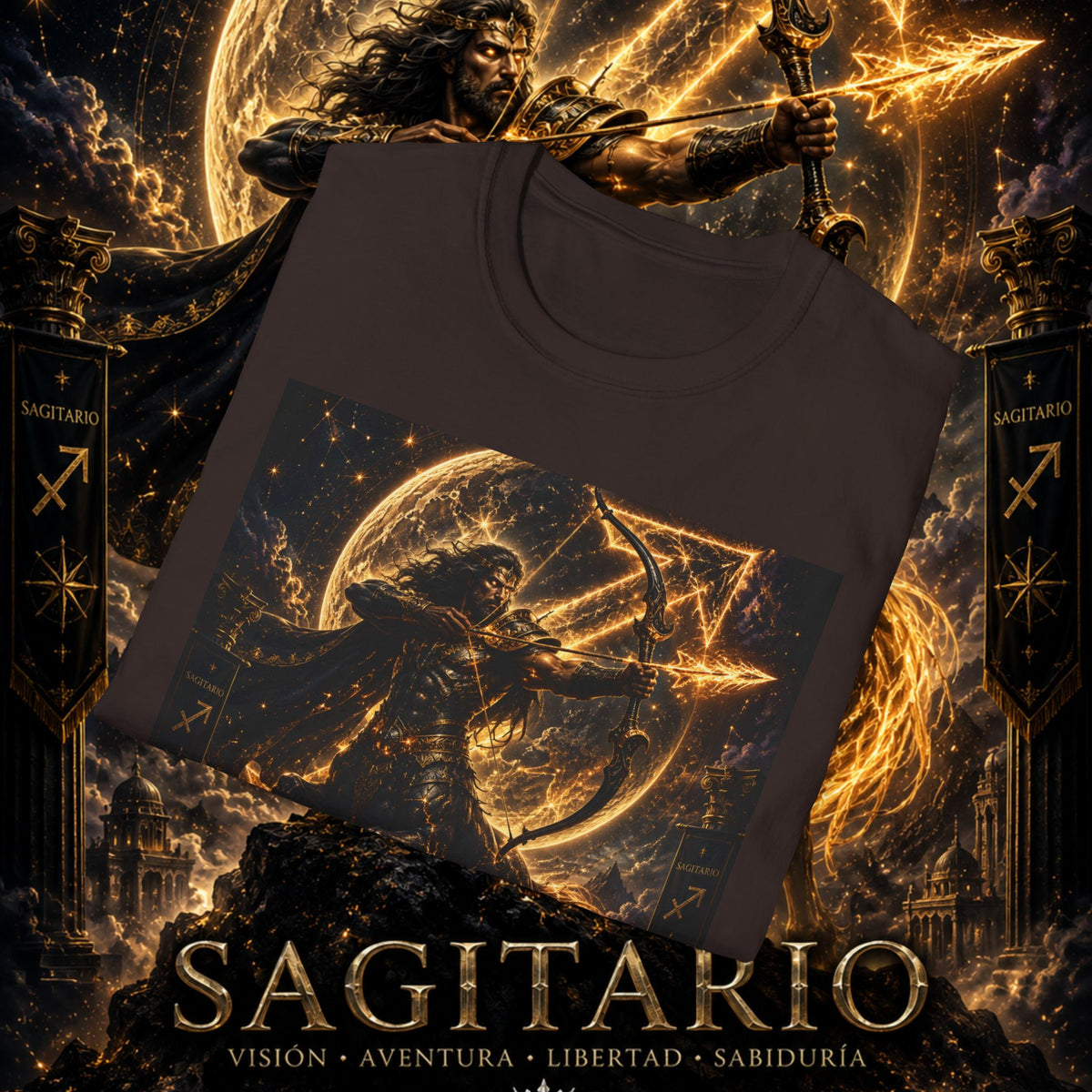 "Camiseta Sagitario – El Cazador del Horizonte"