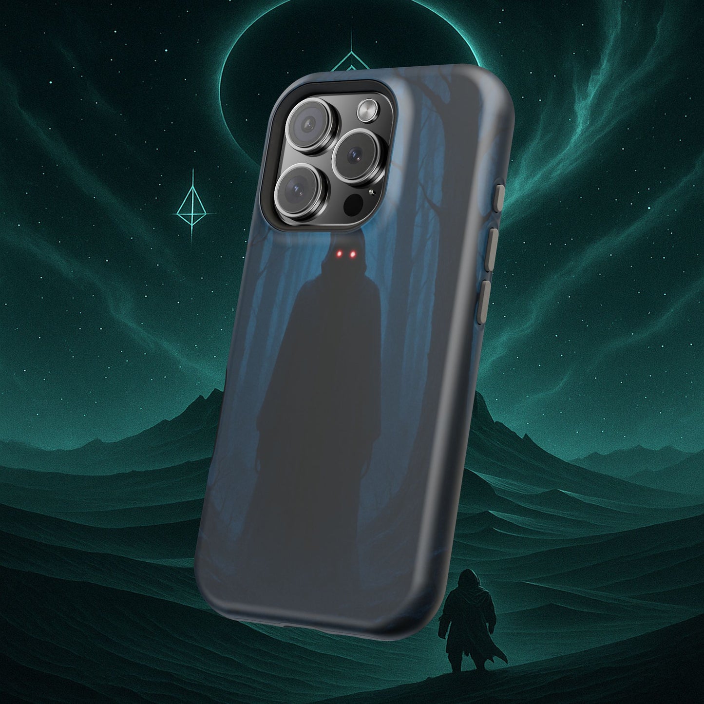 "Funda Magnética Reforzada🖤 El Vigía del Bosque Oscuro"