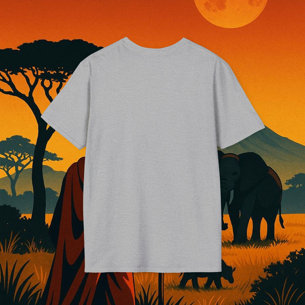 "Camiseta Kenia: Aventura Salvaje y Tierra de Horizontes Infinitos 🦁🌄🏕️"