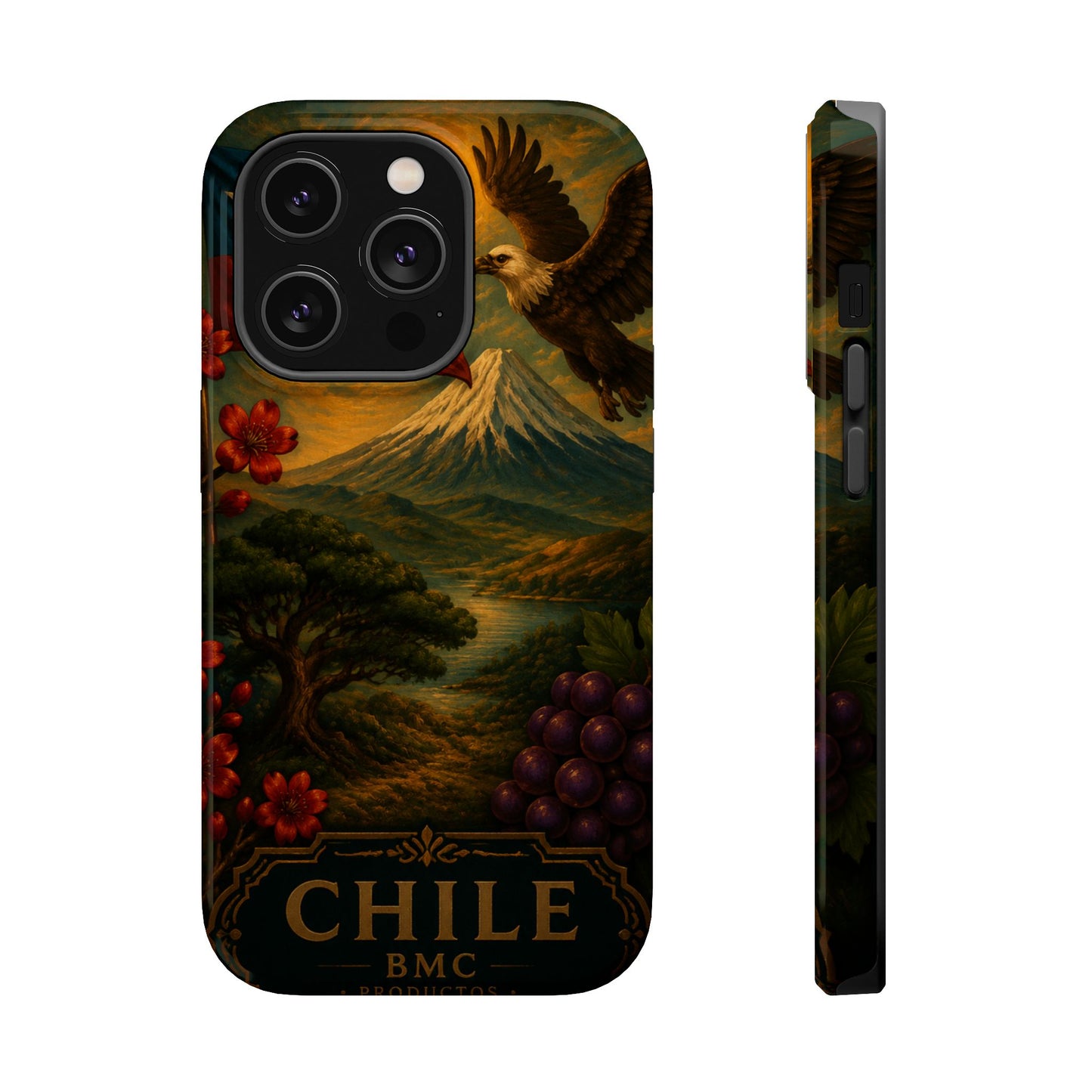 "Funda Magnética Reforzada Magnética Reforzada Chile: Naturaleza Indómita y Horizontes Eternos 🏔️🍇🏜️"