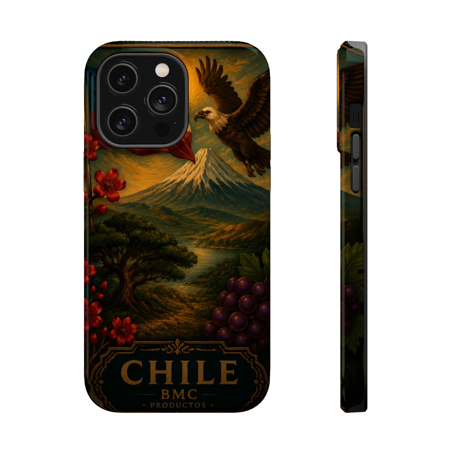 "Funda Magnética Reforzada Magnética Reforzada Chile: Naturaleza Indómita y Horizontes Eternos 🏔️🍇🏜️"