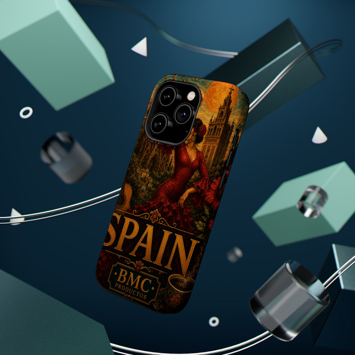 "Reinforced Magnetic Case Spain: Passion, Art, and Flavors That Make You Fall in Love 🎨💃🍷" 
