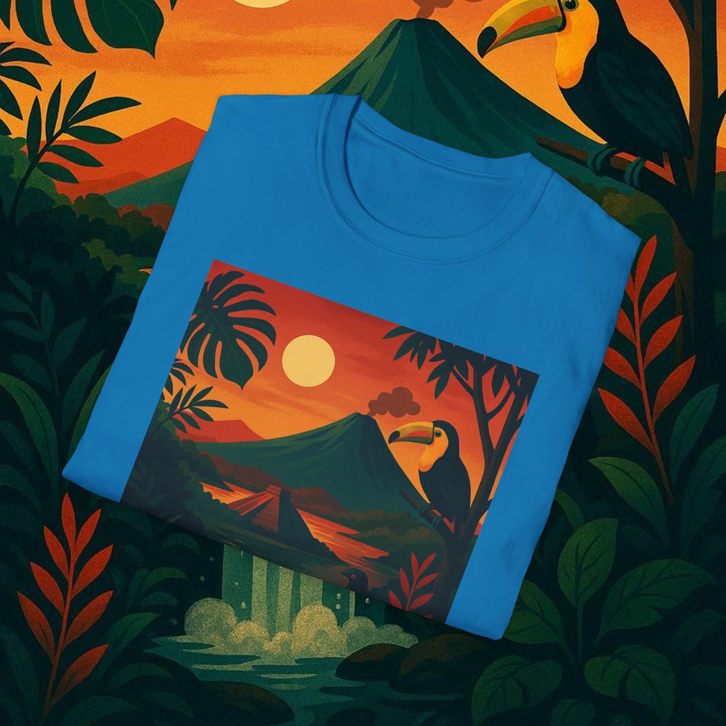 "Camiseta   Costa Rica: Pura Vida entre Volcanes y Selvas 🌋🌴🦜"