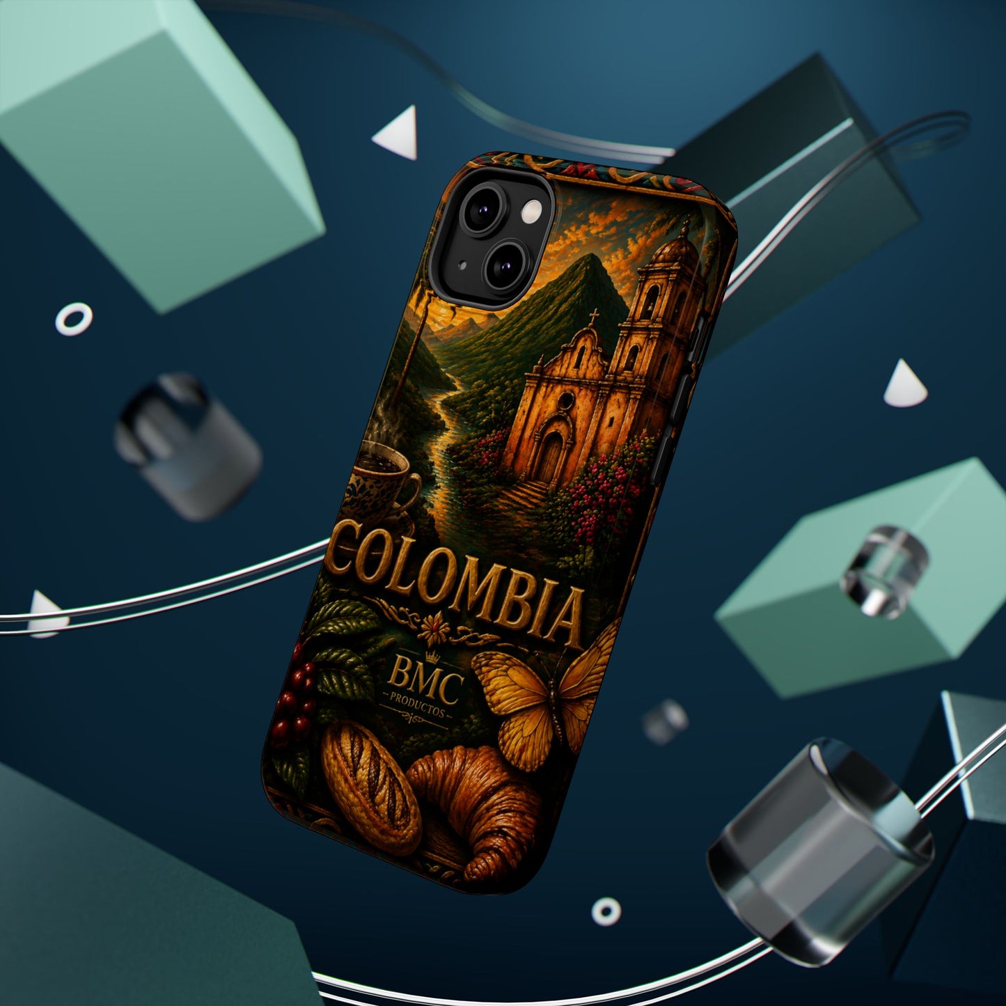 "Funda Magnética Reforzada Colombia: Magia de Colores, Café y Tradición ☕🎨🌄"