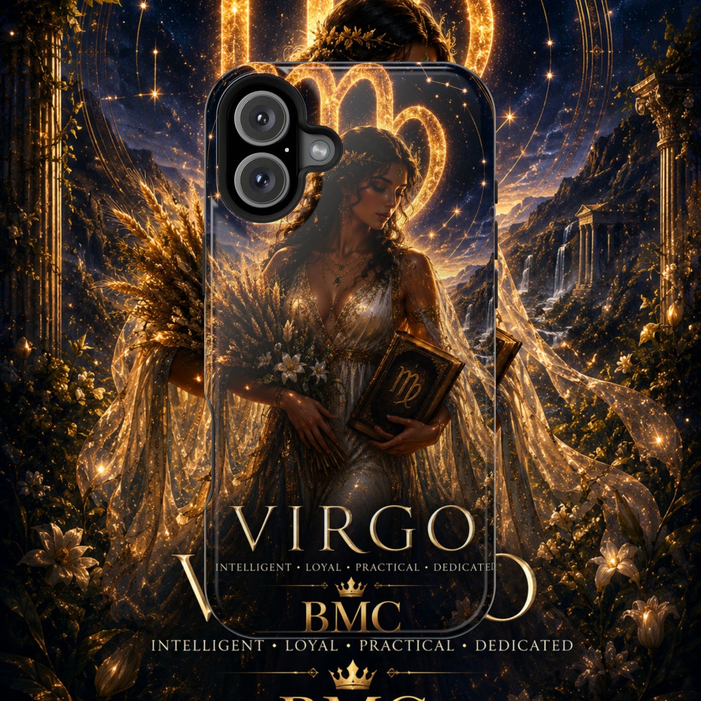 "Funda Magnética Reforzada ♍ Virgo-La Guardiana del Conocimiento"