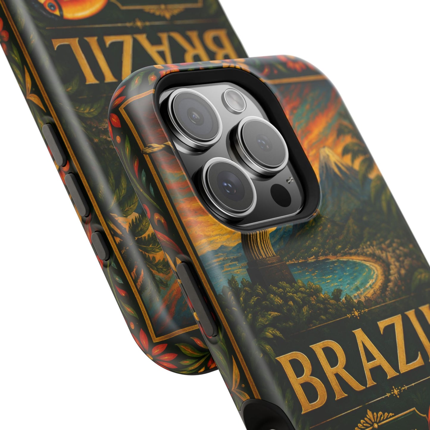 "Funda Magnética Reforzada Magnética Reforzada Brasil: Ritmo, Naturaleza y Alegría Infinita 🎶🌴🏖️"