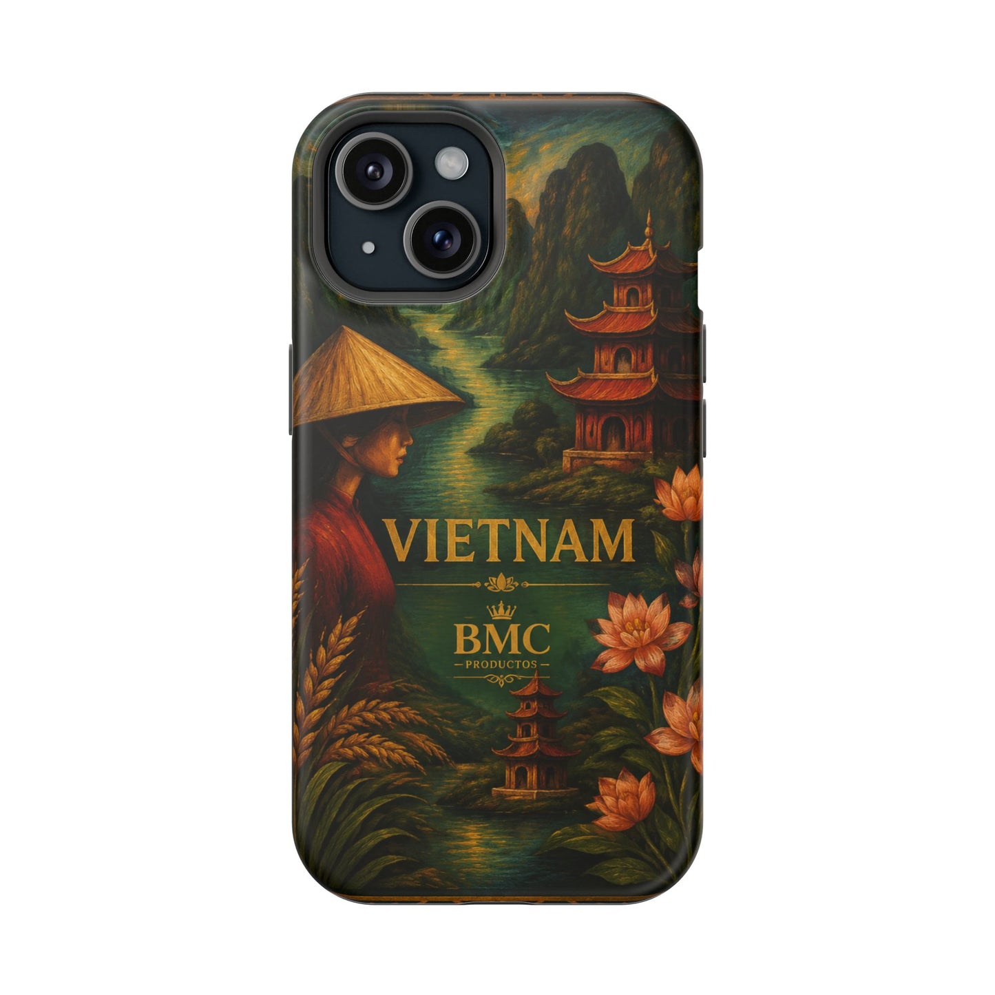 "Funda Magnética Reforzada Magnética Reforzada  Vietnam: Tradición, Naturaleza y Leyendas Ancestrales 🎋🏯🐉"