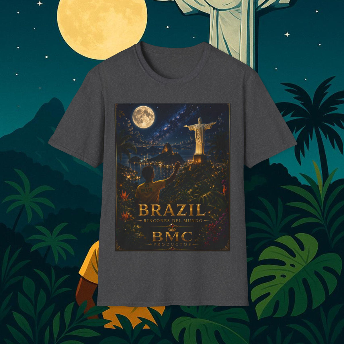 "Camiseta Brasil: Ritmo, Naturaleza y Alegría Infinita 🎶🌴🏖️"
