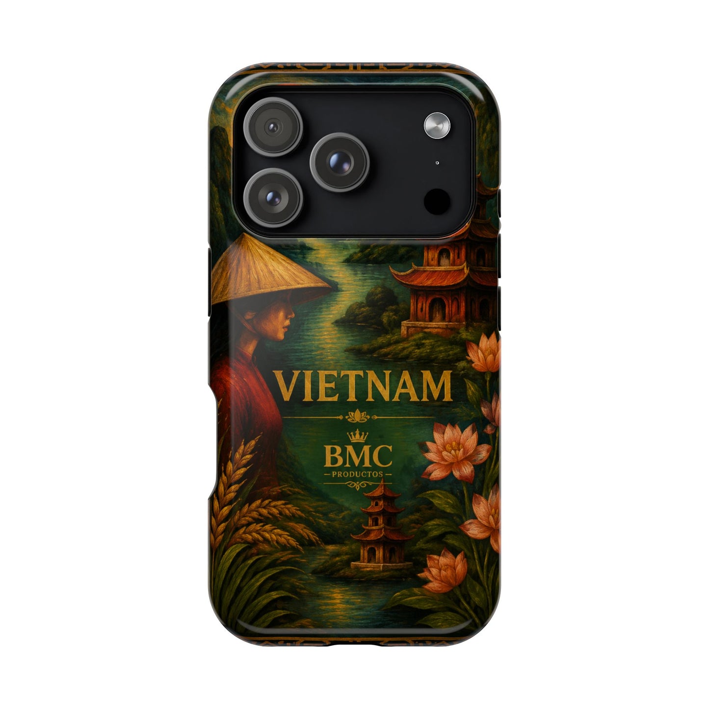 "Funda Magnética Reforzada Magnética Reforzada  Vietnam: Tradición, Naturaleza y Leyendas Ancestrales 🎋🏯🐉"