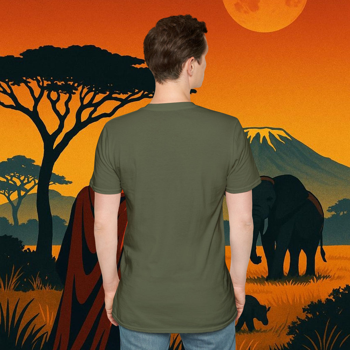 "Camiseta Kenia: Aventura Salvaje y Tierra de Horizontes Infinitos 🦁🌄🏕️"