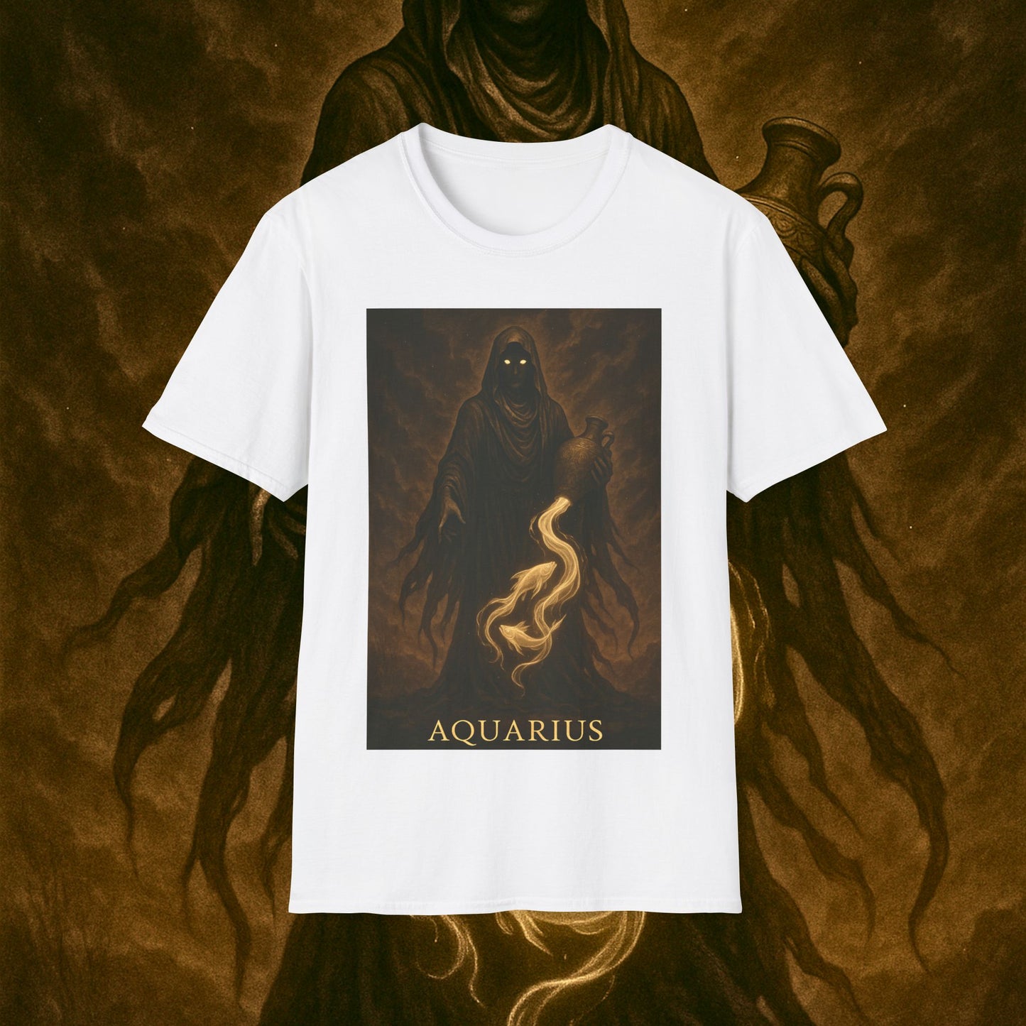 "Camiseta ♒ ACUARIO – El Visionario del Cielo y el Agua"