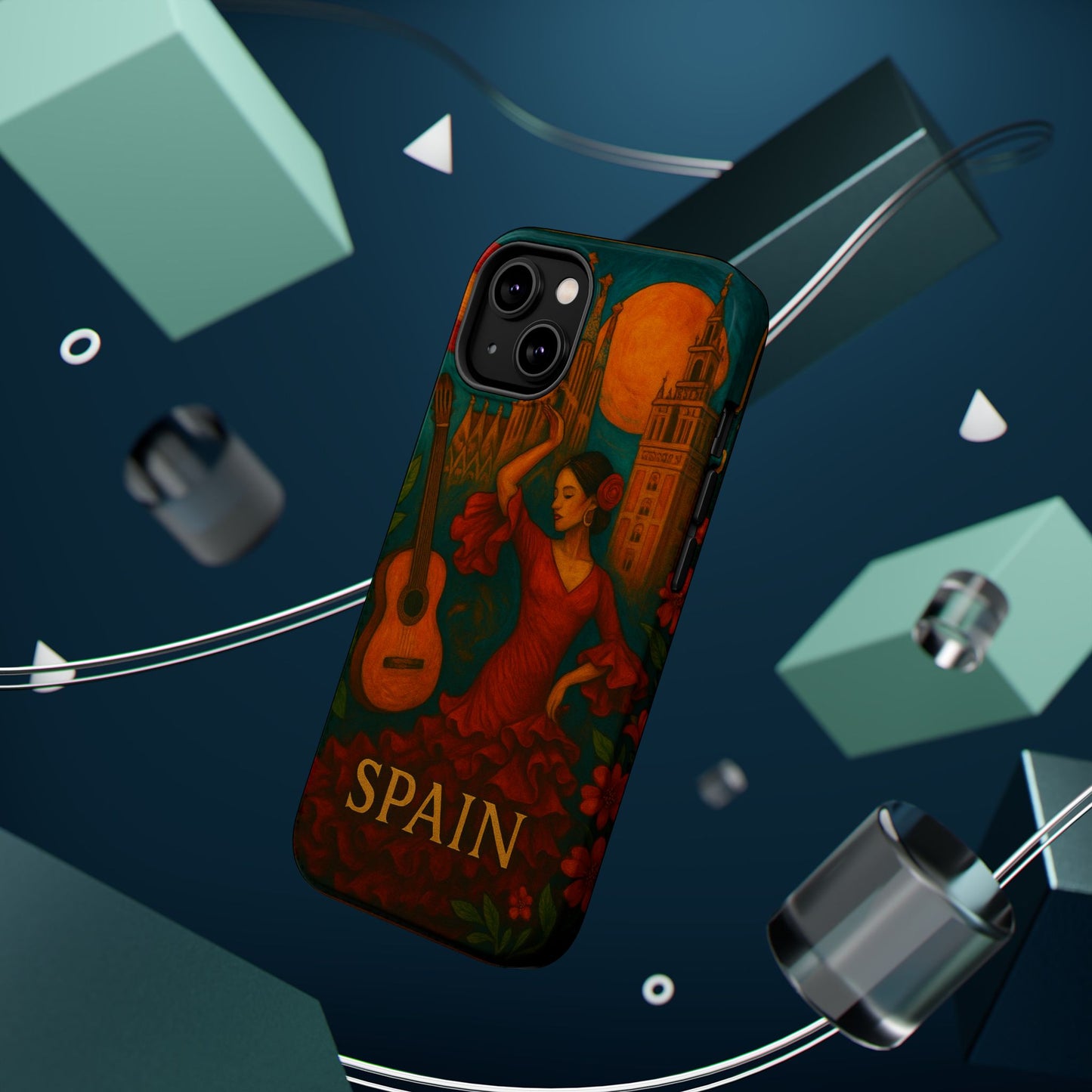 "Reinforced Magnetic Case Spain: Passion, Art, and Flavors That Make You Fall in Love 🎨💃🍷" 