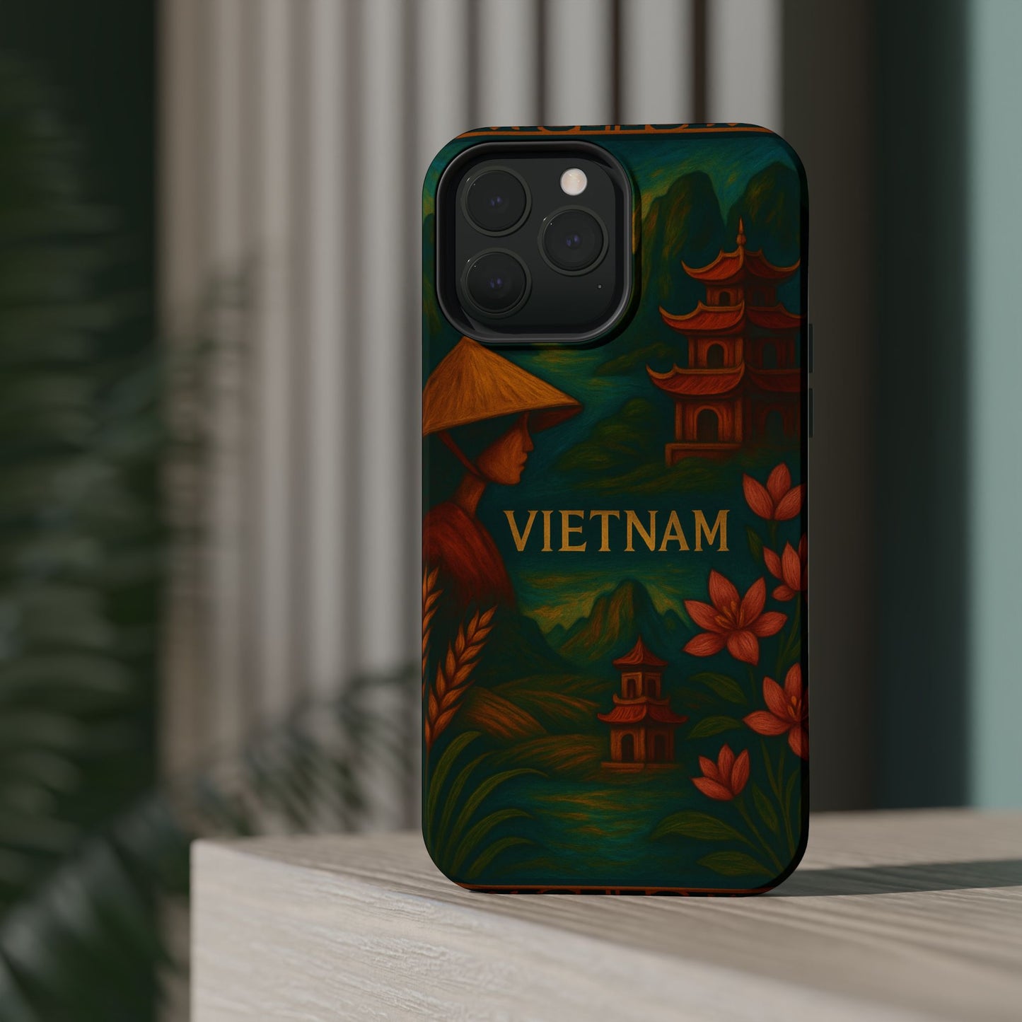 "Funda Magnética Reforzada Magnética Reforzada  Vietnam: Tradición, Naturaleza y Leyendas Ancestrales 🎋🏯🐉"