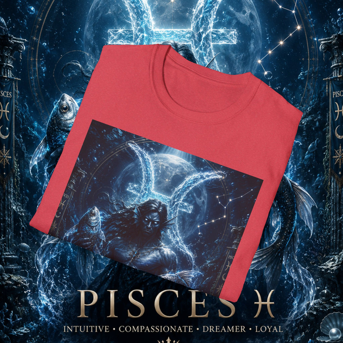 "Camiseta Piscis — El Guardián de las Profundidades"
