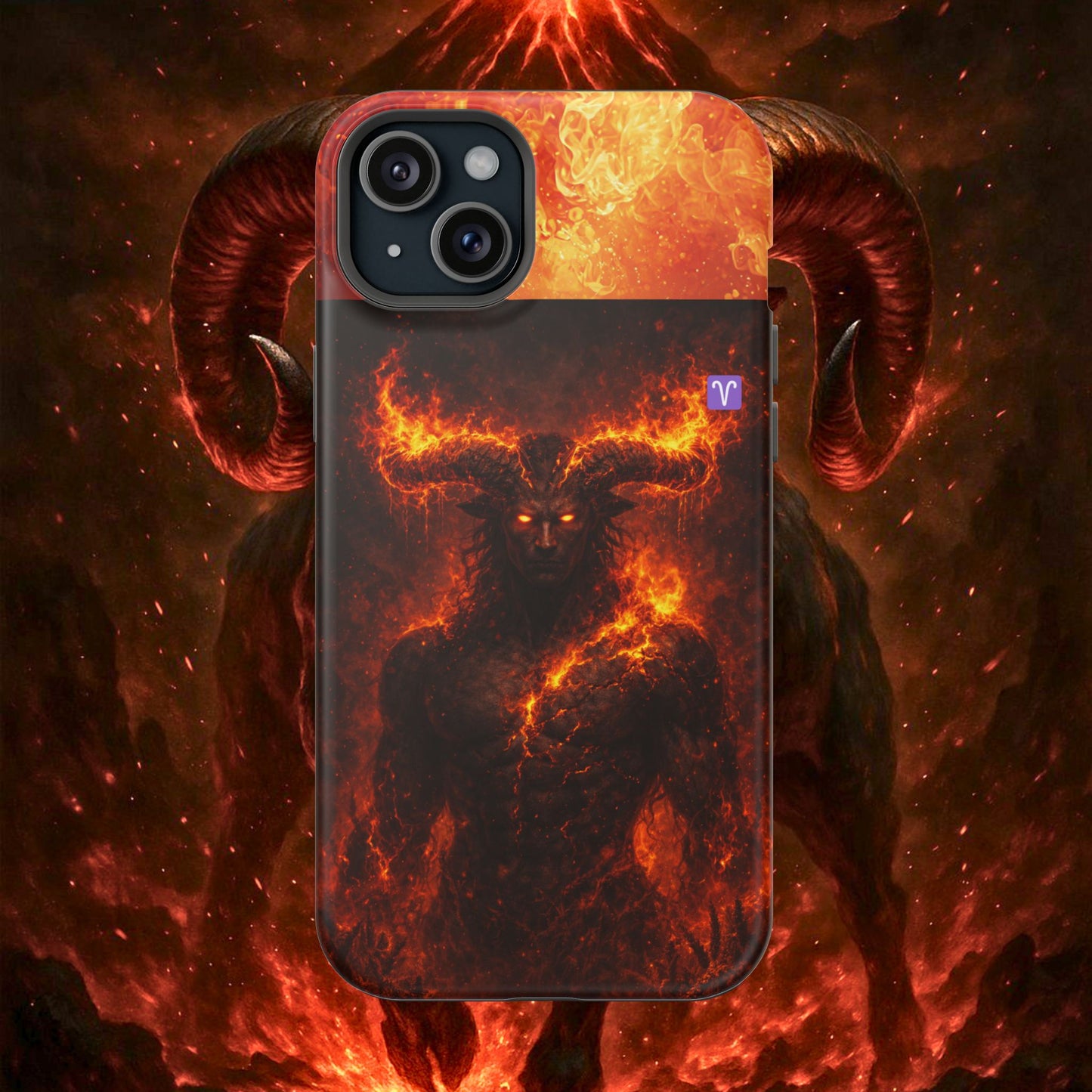 "Funda Magnética Reforzada ♈ Aries — Espíritu de fuego"