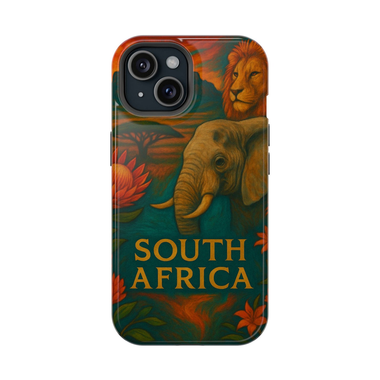 "Funda Magnética Reforzada Magnética Reforzada Sudáfrica 🌍 – Un mundo de aventuras y diversidad"