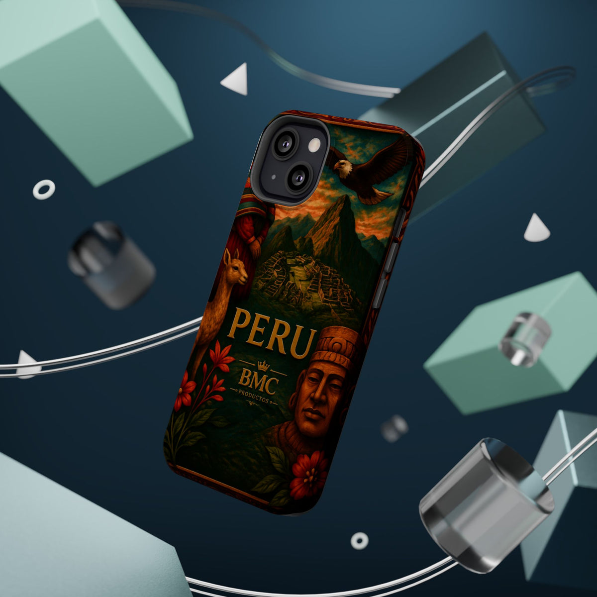 "Peru: Mysticism, History, and Eternal Wonders Reinforced Magnetic Case 🏔️🦙🛕"