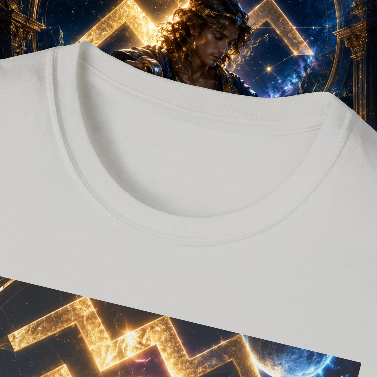 "Camiseta ♒ ACUARIO – El Visionario del Cielo y el Agua"