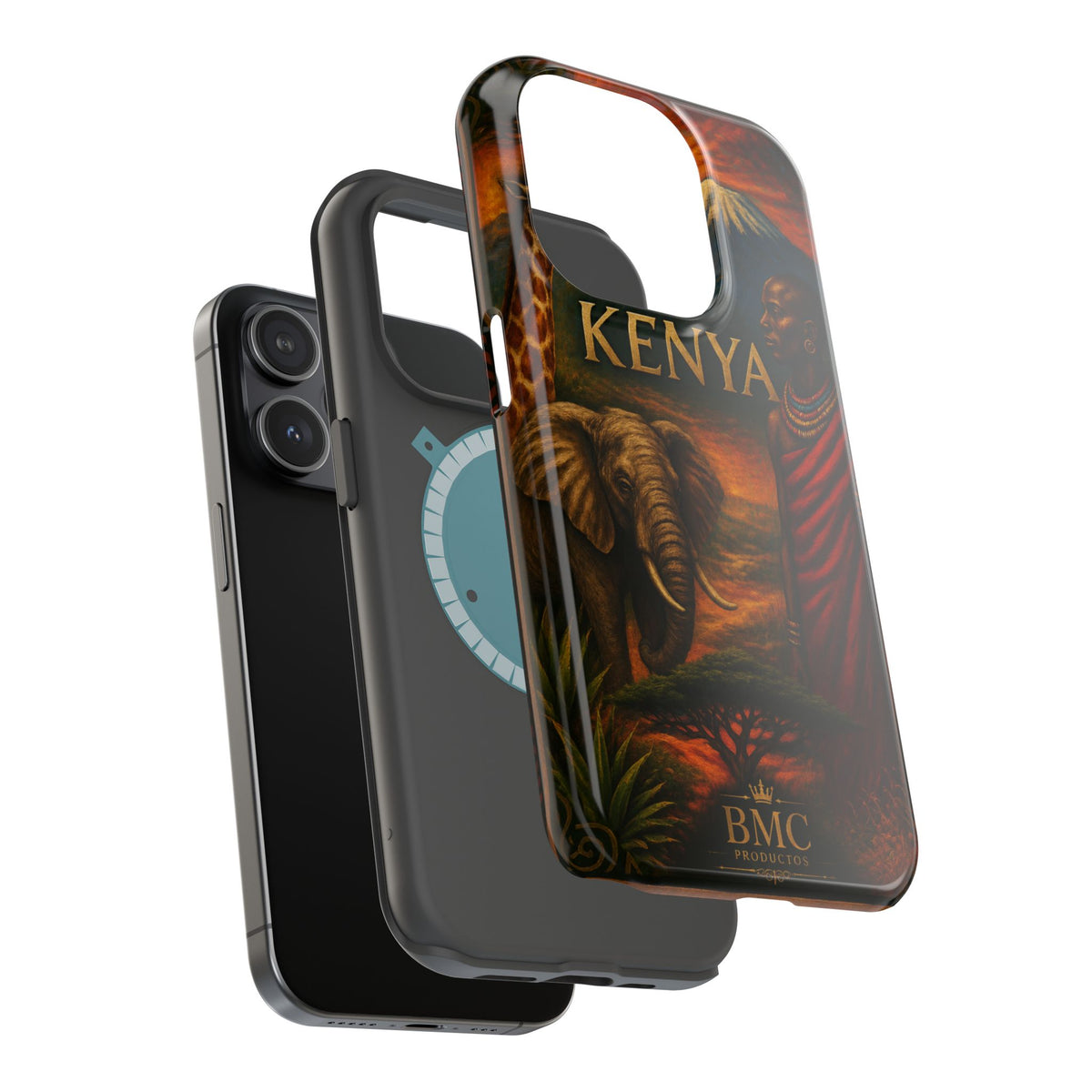 "Reinforced Magnetic Case Kenya: Wild Adventure and Land of Infinite Horizons 🦁🌄🏕️"