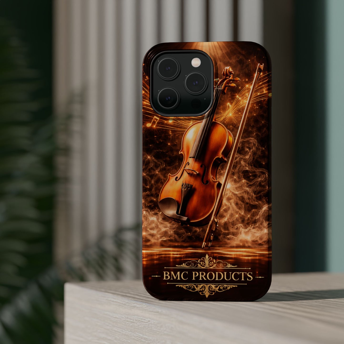 "Funda Magnética Reforzada Magnética Reforzada violin 🎻🔥 “Toca con el alma. Quema con cada nota.” 🔥🎻
