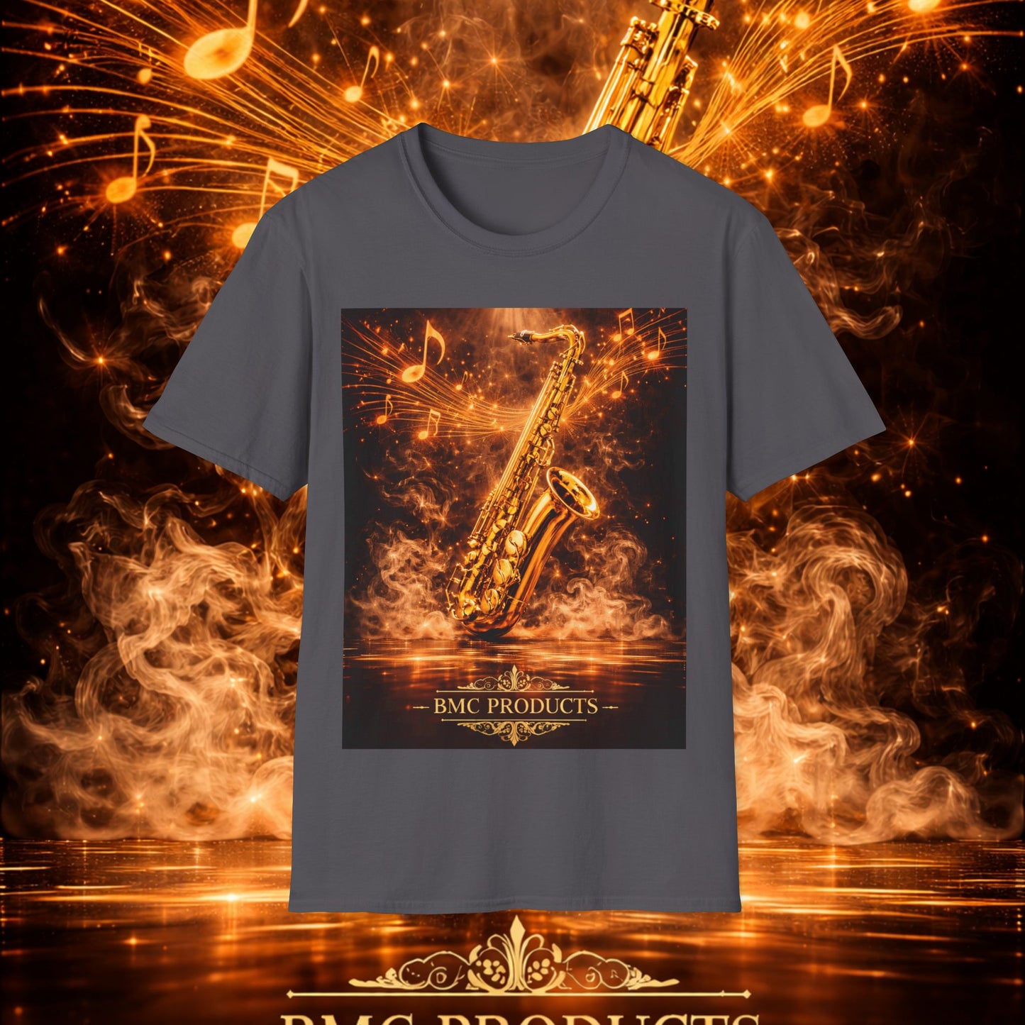 "Camiseta sax 🎷🔥 Haz que arda cada nota.” 🔥🎷
