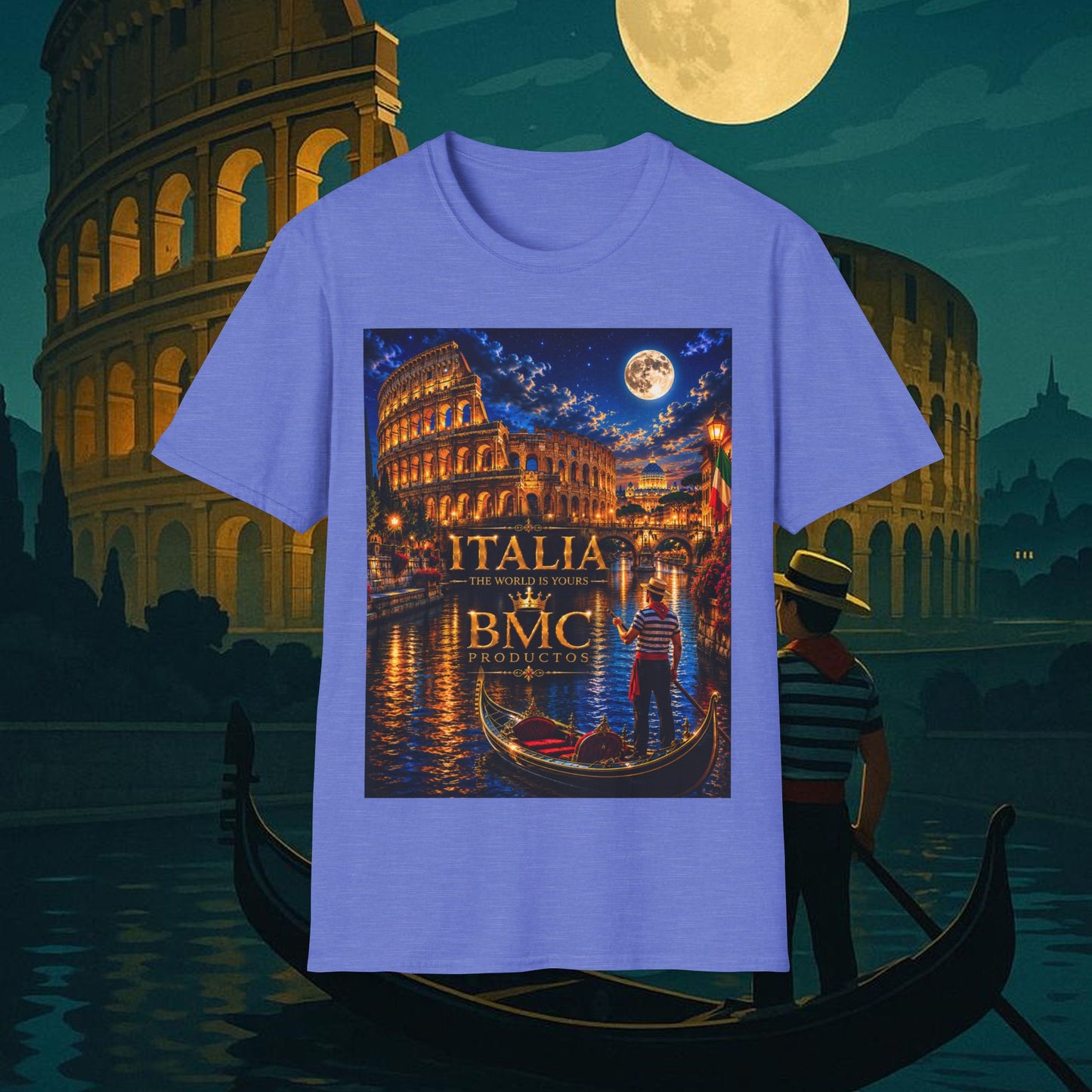 "Camiseta  Italia: Arte, Pasión y Sabores Eternos 🎨🍝🏛️"