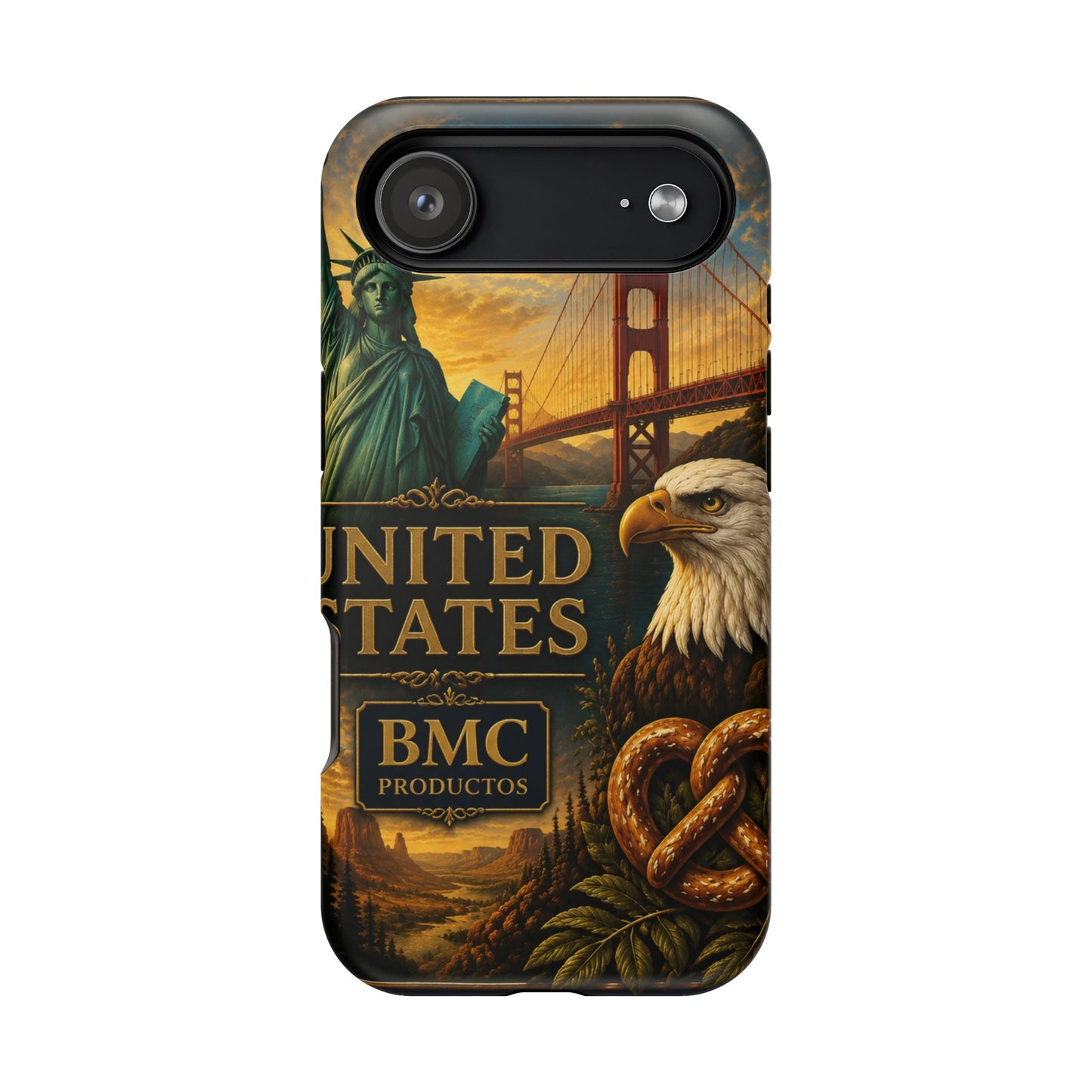 "Funda Magnética Reforzada Estados Unidos: Sueños, Libertad y Grandes Horizontes 🗽🏜️🌆"