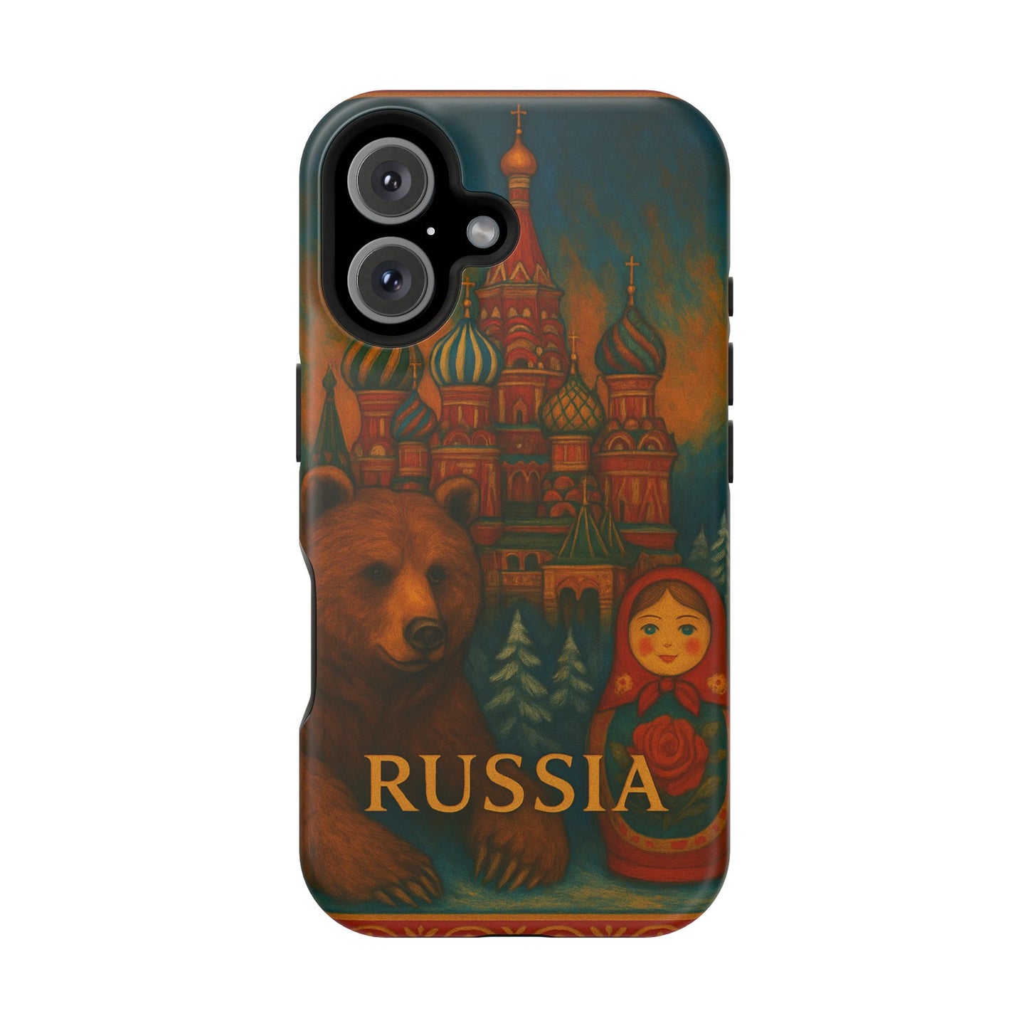 "Reinforced Magnetic Case Russia❄️ – Land of history, mystery, and grandeur"
