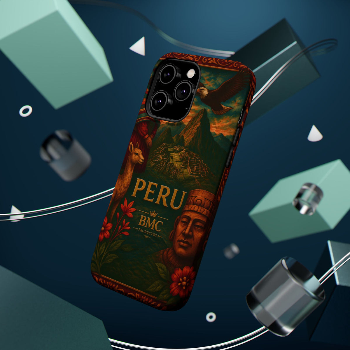 "Peru: Mysticism, History, and Eternal Wonders Reinforced Magnetic Case 🏔️🦙🛕"
