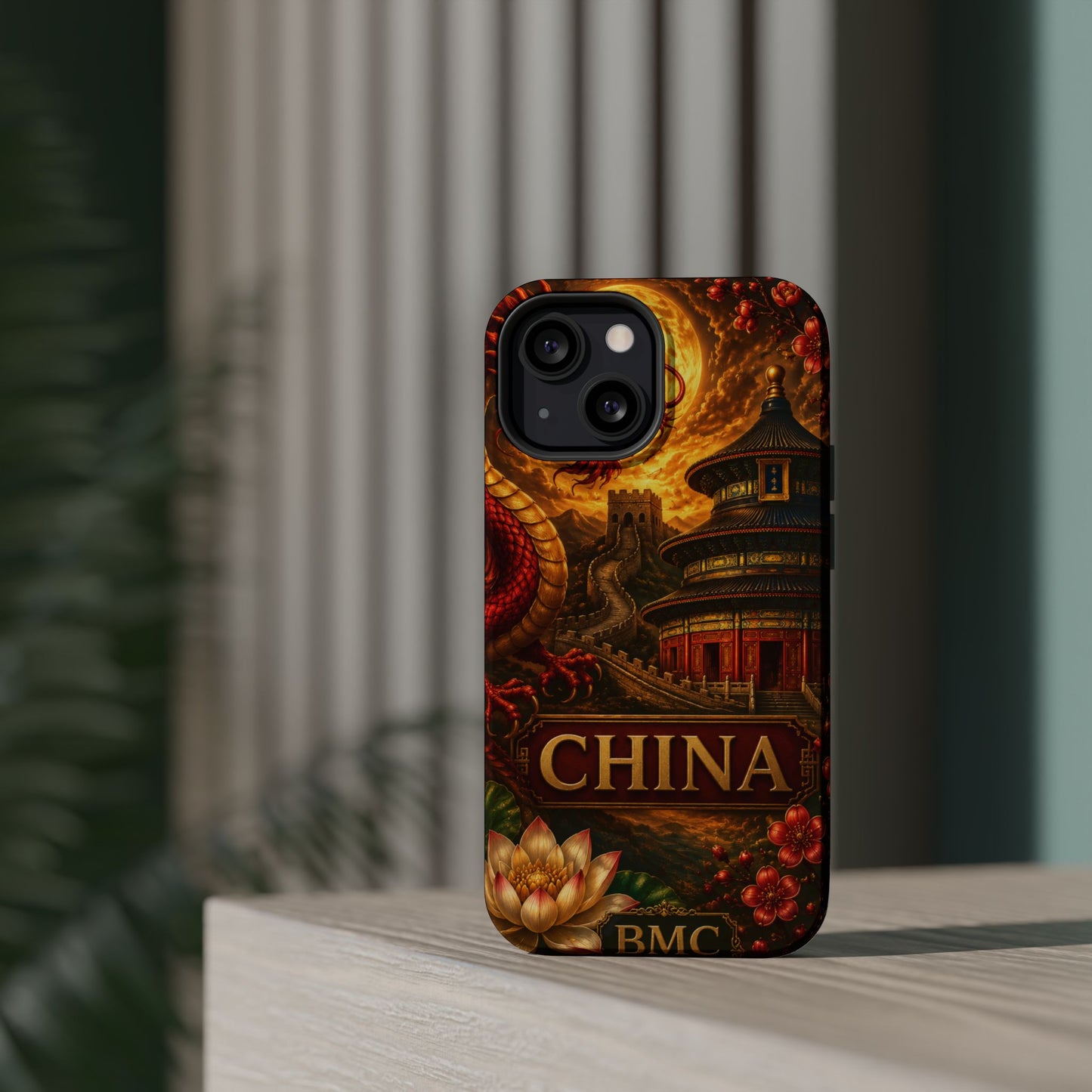 "Funda Magnética Reforzada Magnética Reforzada China – Dragones, murallas y leyendas eternas"