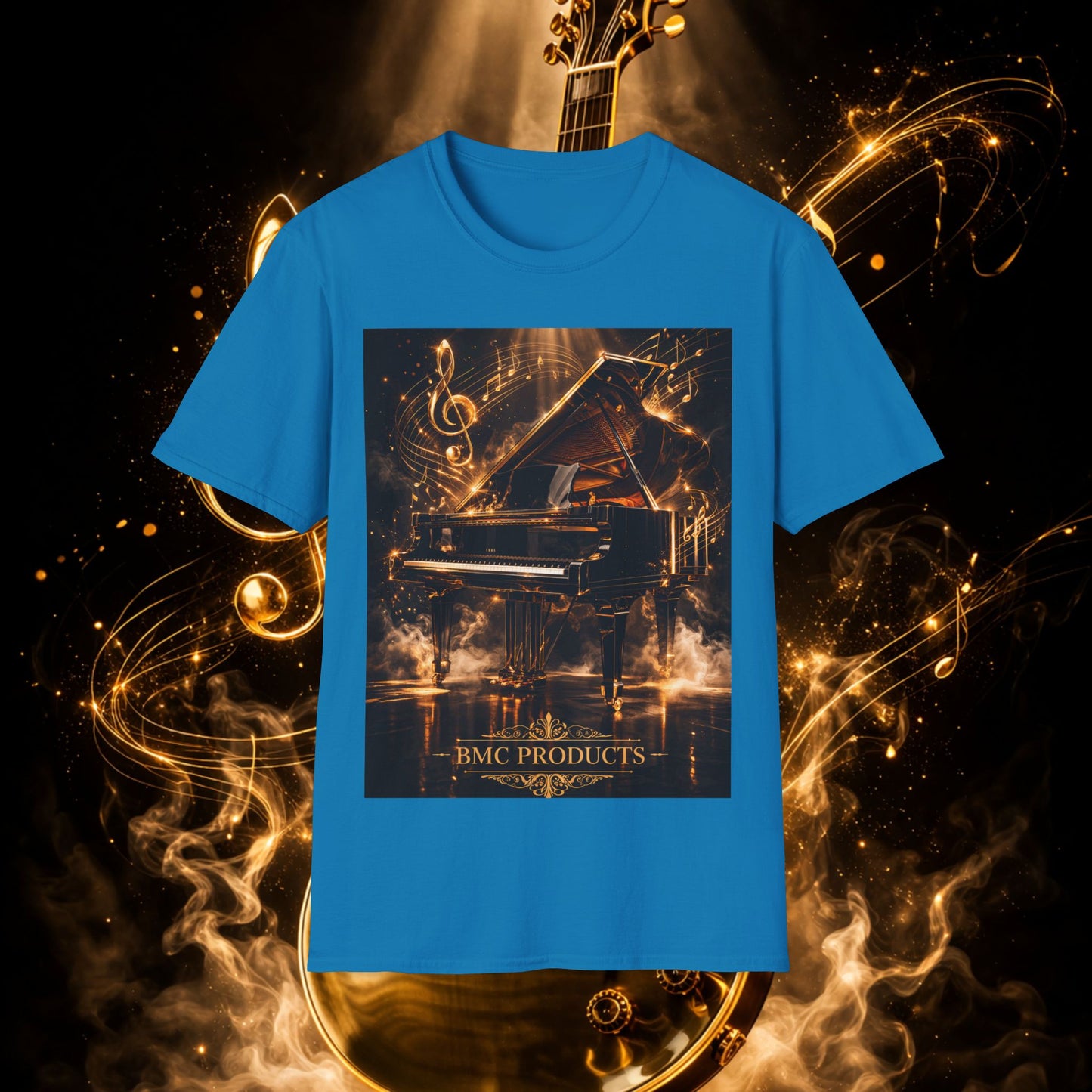 "Camiseta guitarra 🎸🔥Donde vibra una cuerda, nace una llamarada.” 🔥🎸
