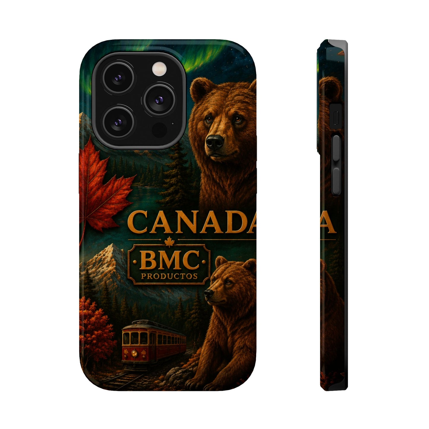 "Funda Magnética Reforzada Magnética Reforzada Canadá: Naturaleza Majestuosa y Espíritu Libre 🍁🏞️🦌"