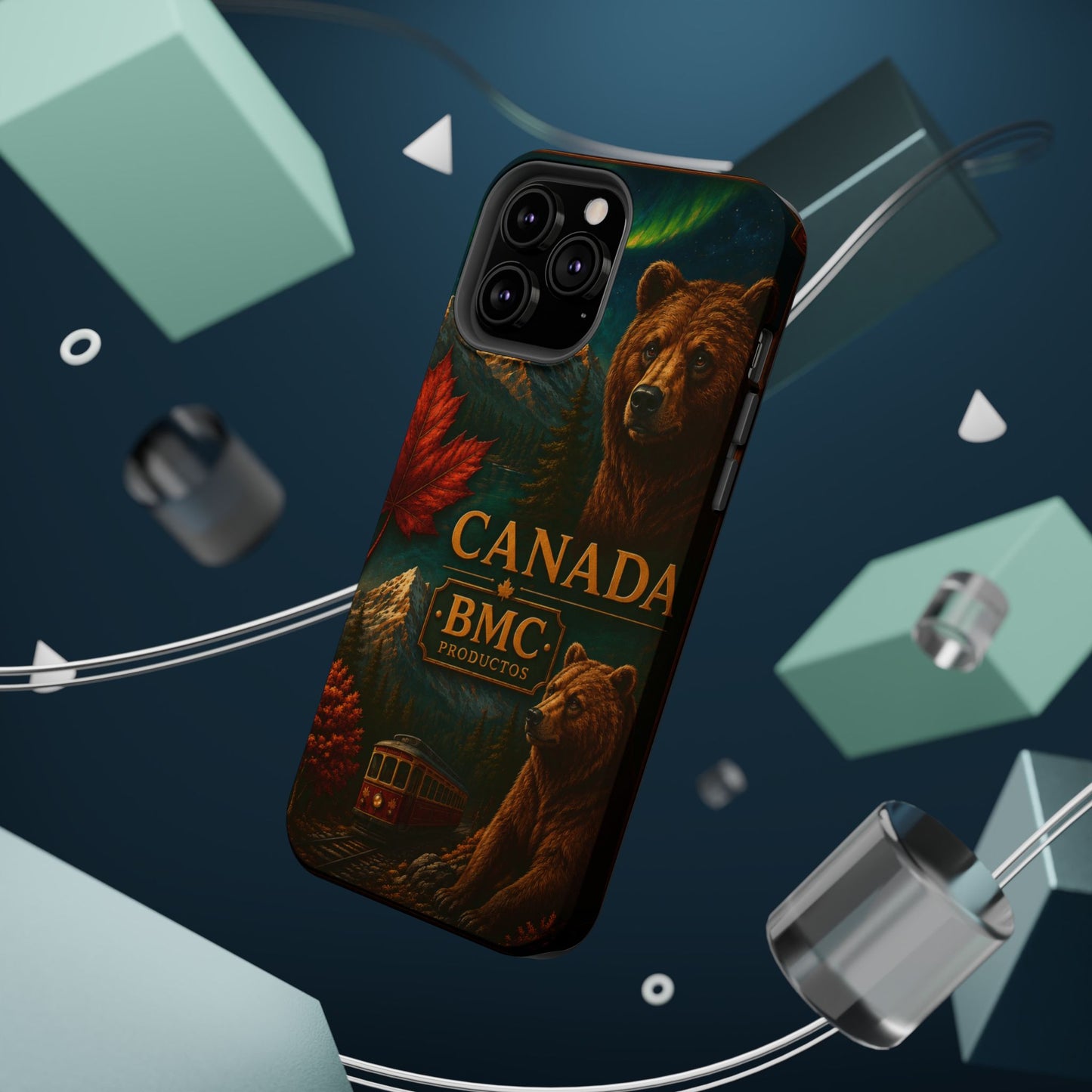 "Funda Magnética Reforzada Magnética Reforzada Canadá: Naturaleza Majestuosa y Espíritu Libre 🍁🏞️🦌"