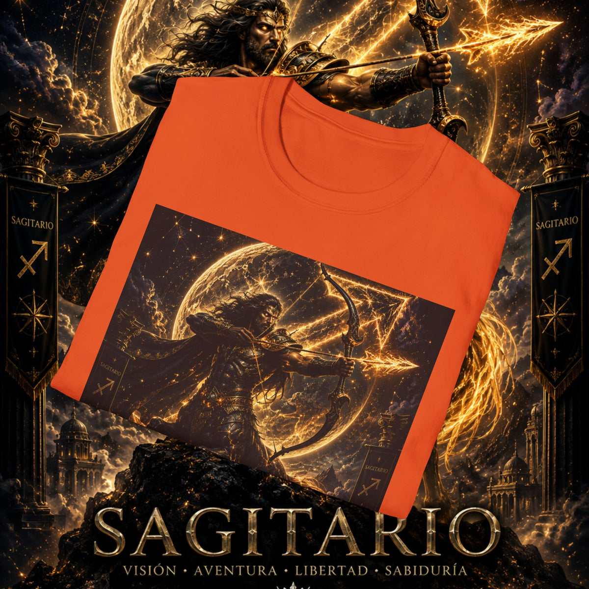 "Camiseta Sagitario – El Cazador del Horizonte"