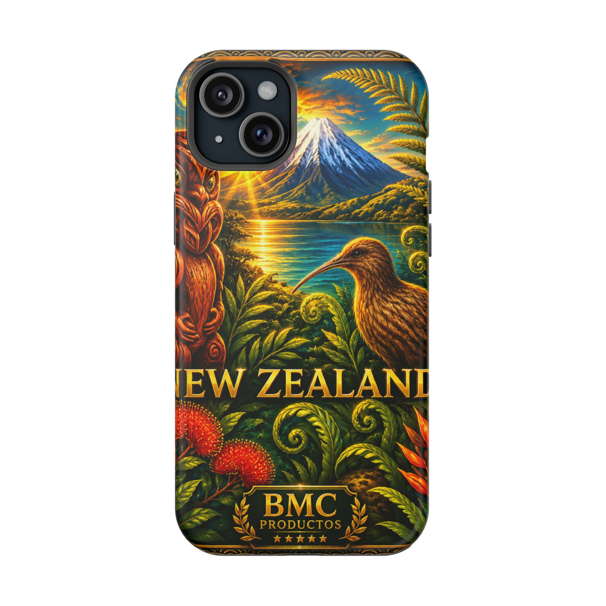 "New Zealand Reinforced Magnetic Case🏞️ – A paradise of nature and adventure"