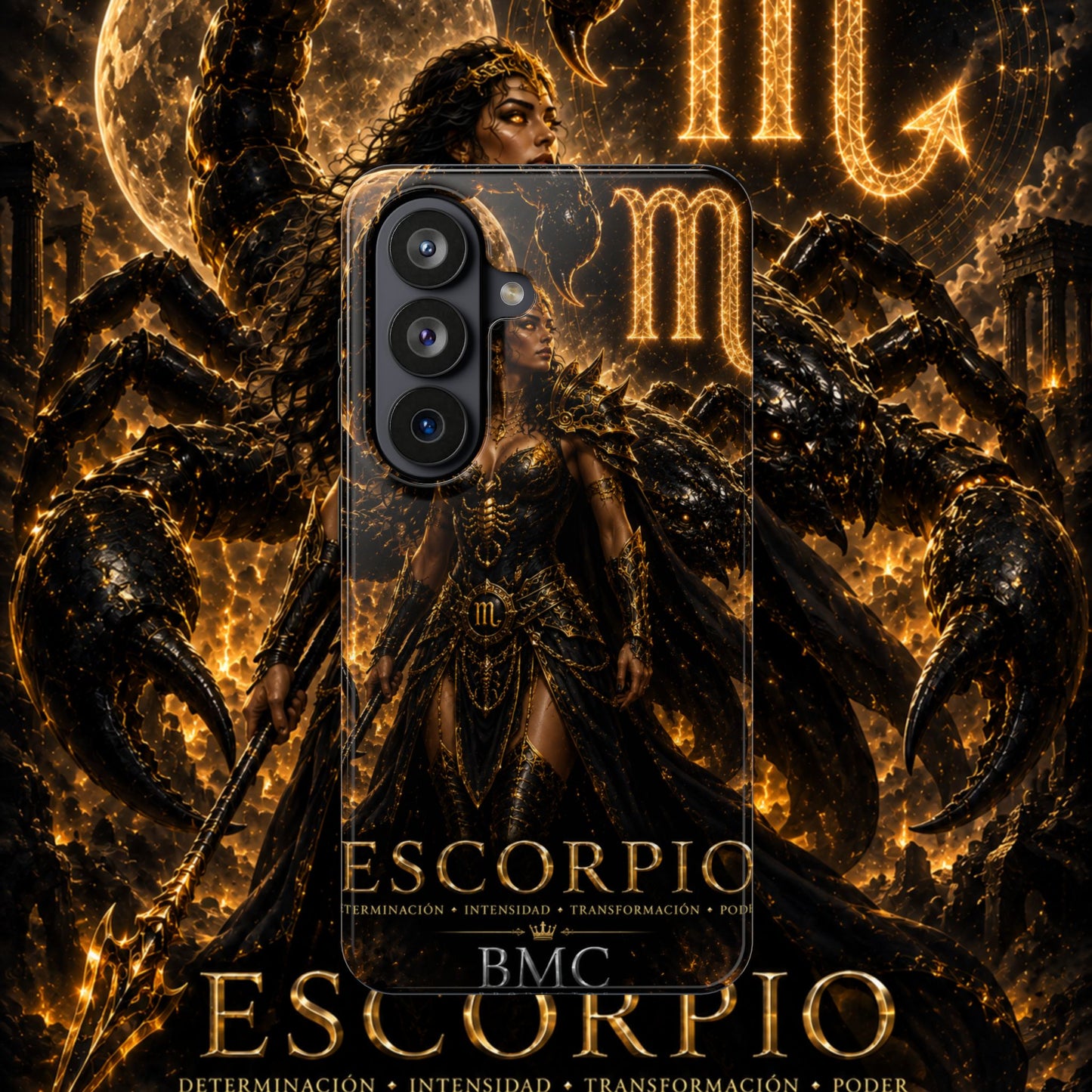 "Funda Magnética Reforzada ESCORPIO M –La Vigilante de las Sombras"